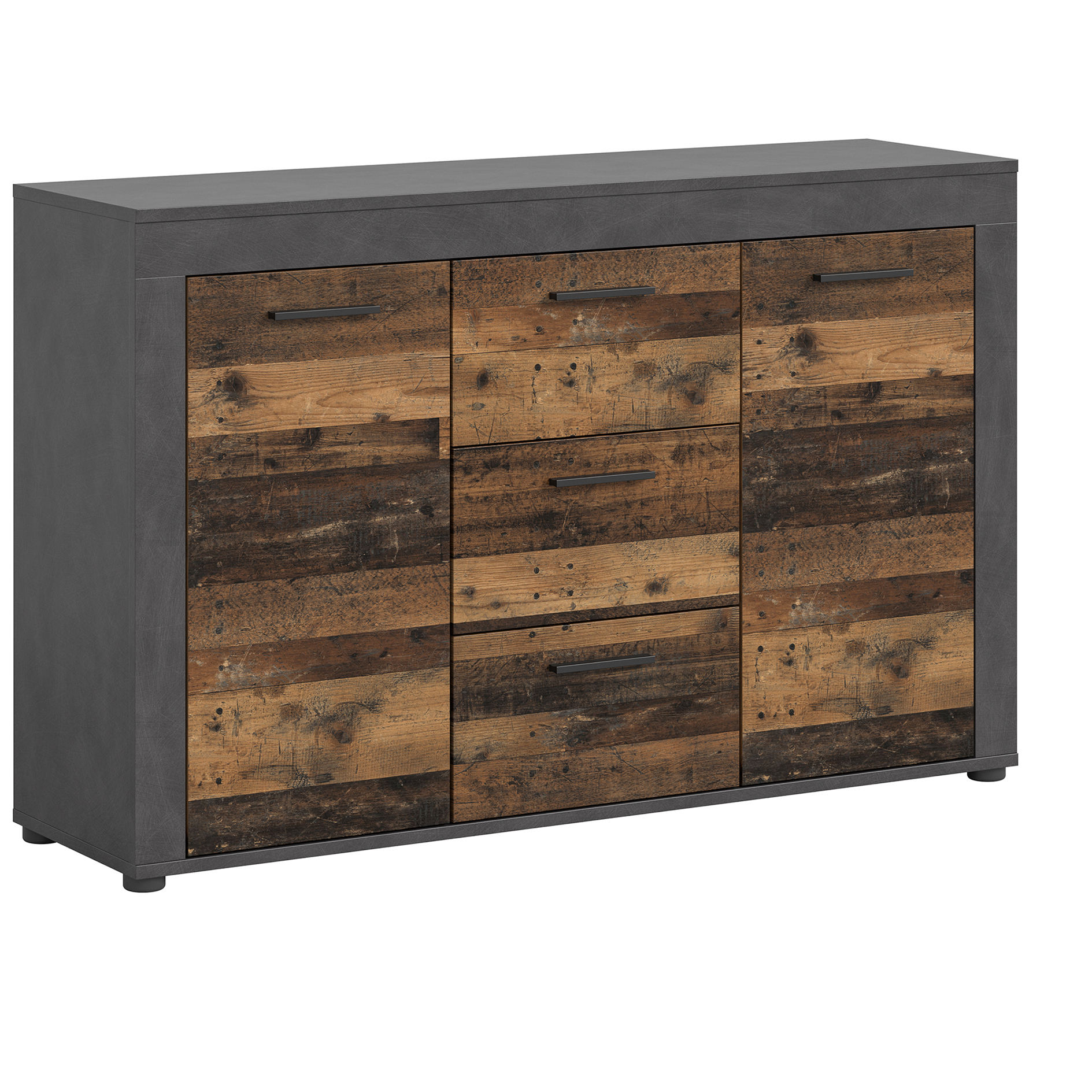 Sideboard JAM - Matera - Old Wood - 125 cm breit