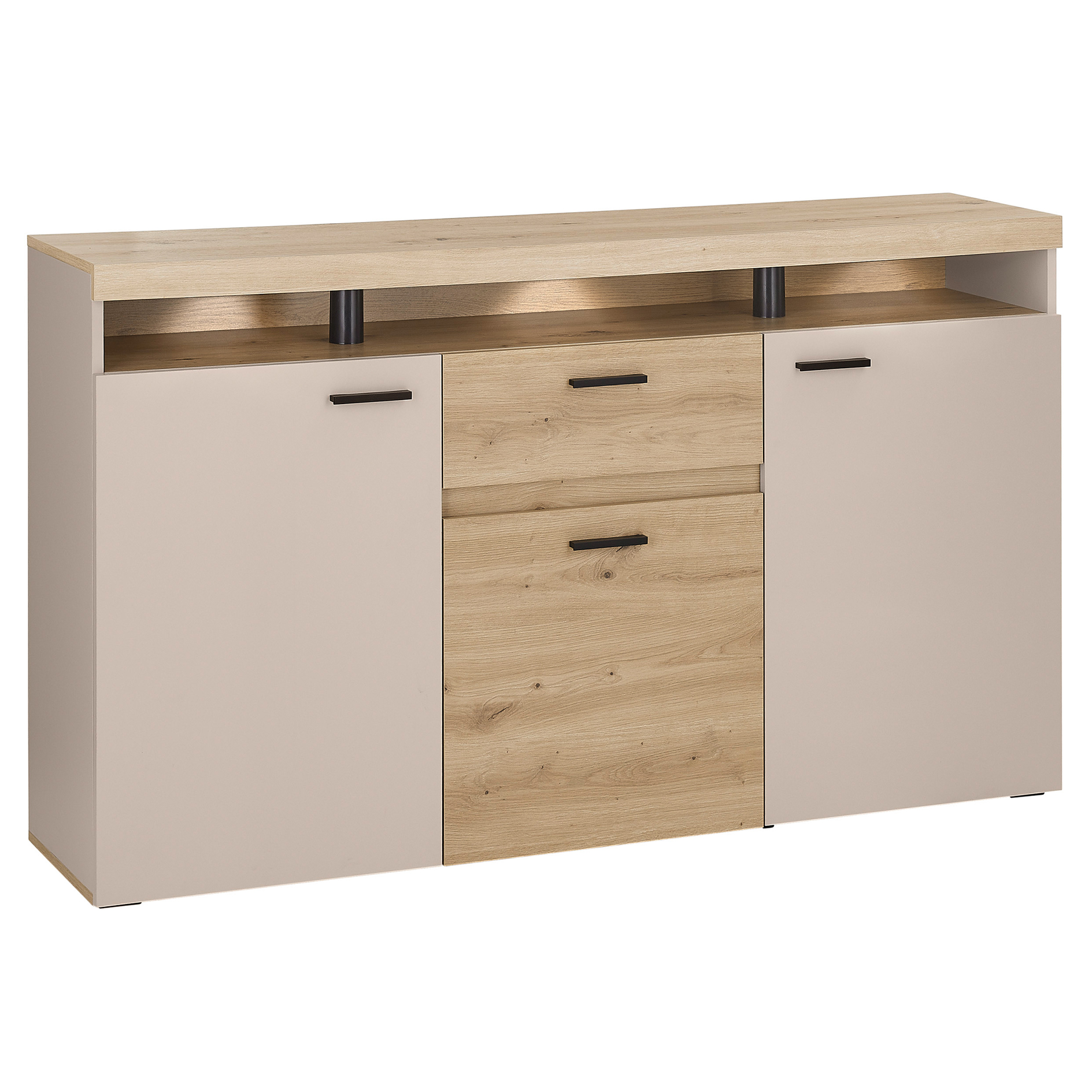 Sideboard - kaschmir - Artisan Eiche - 151 cm