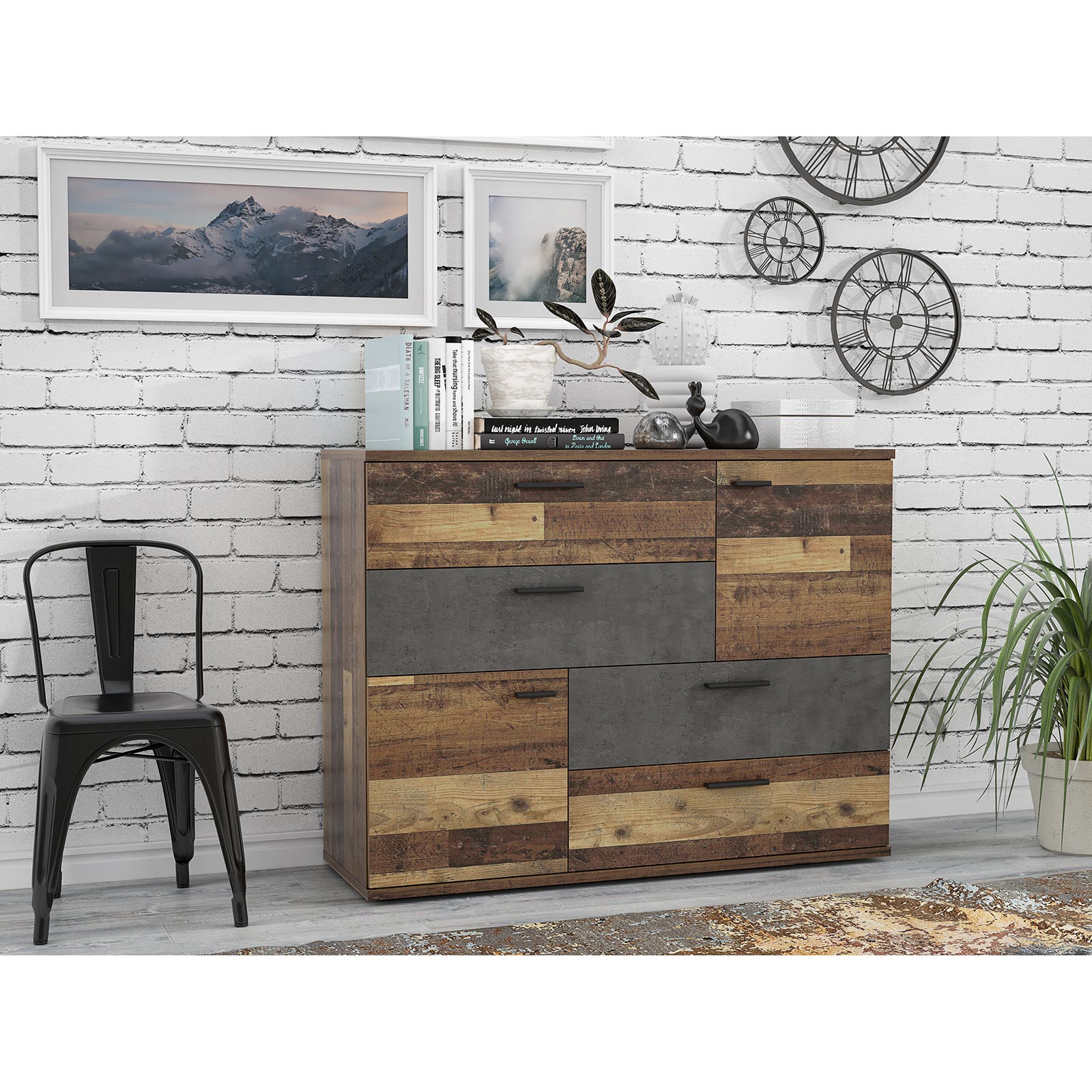 Old Wood Vintage Betonoptik