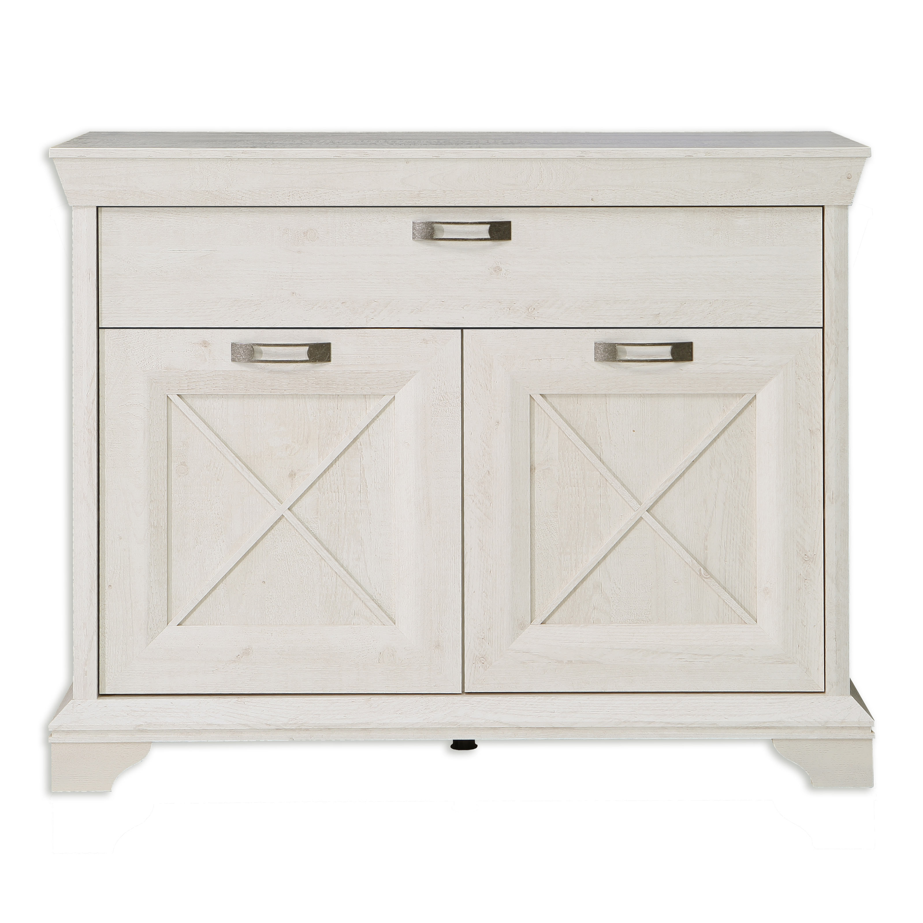 Sideboard - Pinie weiß - 123 cm breit