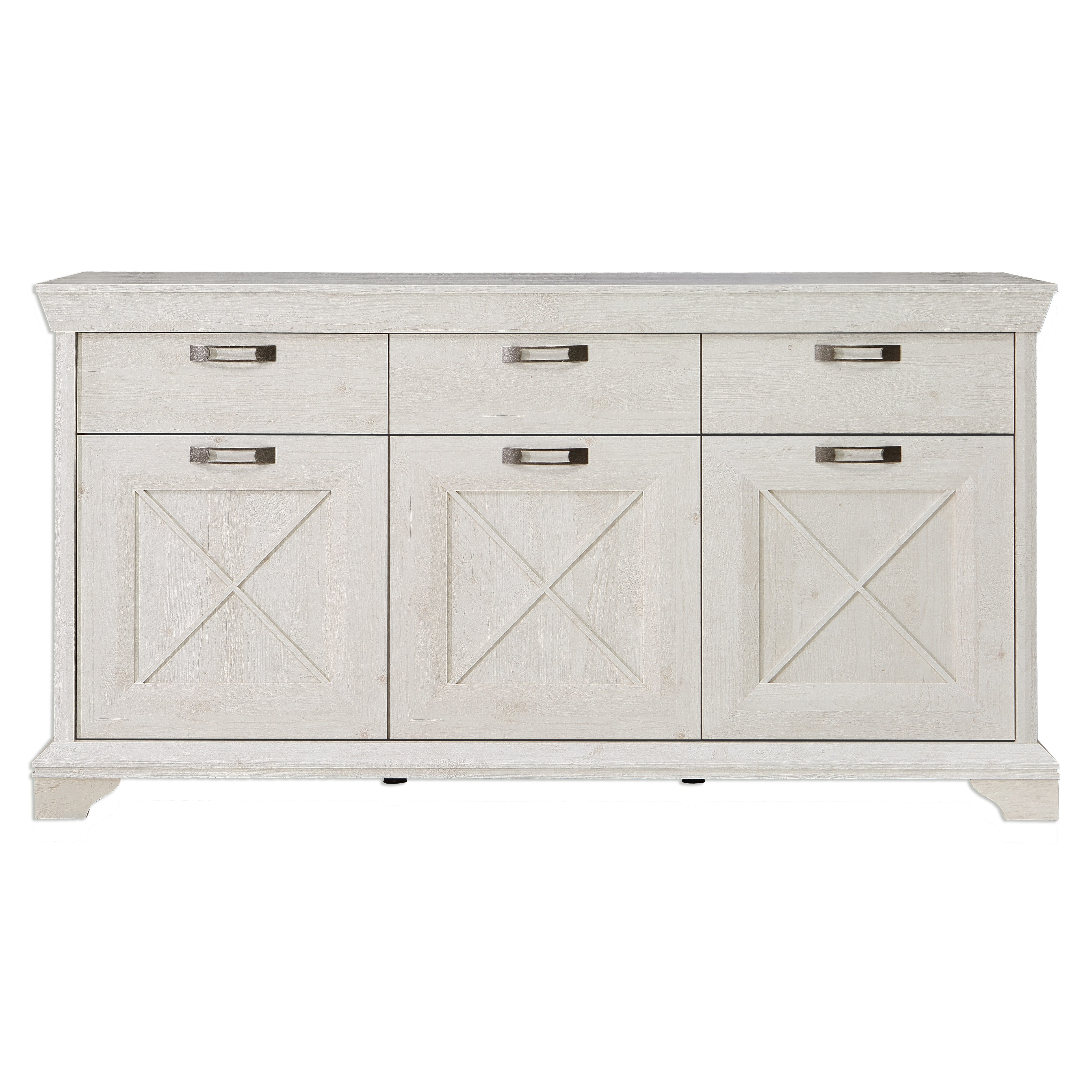 Sideboard - Pinie weiß - 178 cm breit