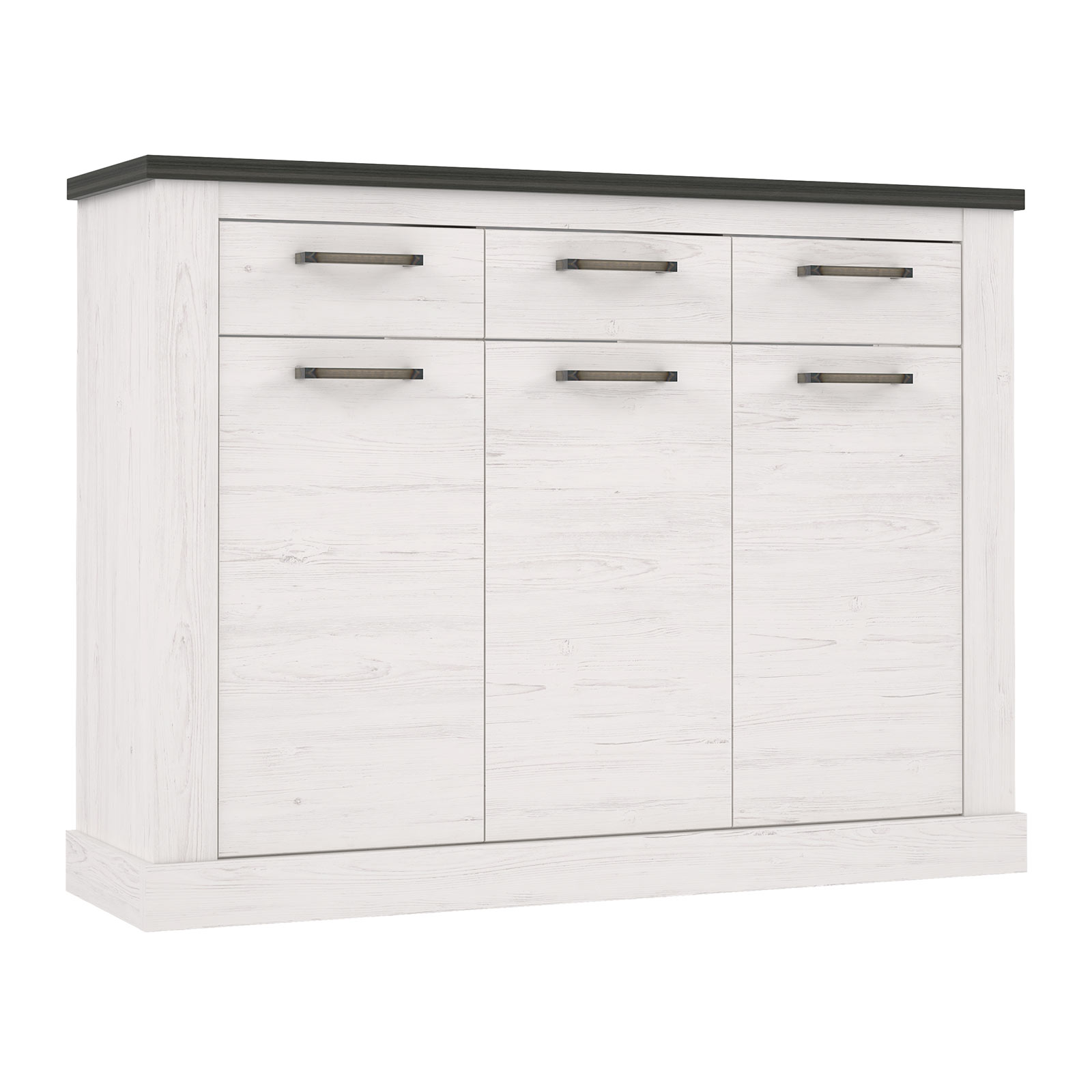 Sideboard - Pinie weiß - Touchwood - 140 cm