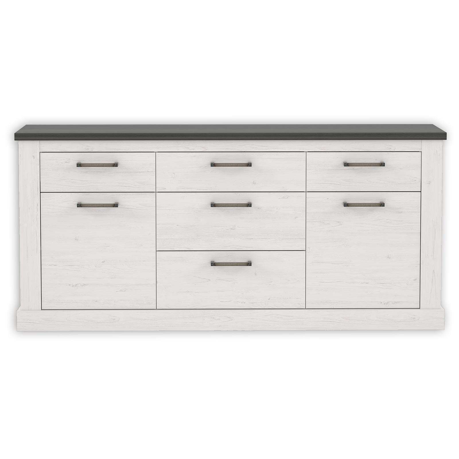 Sideboard - Pinie weiß - Touchwood - 186 cm