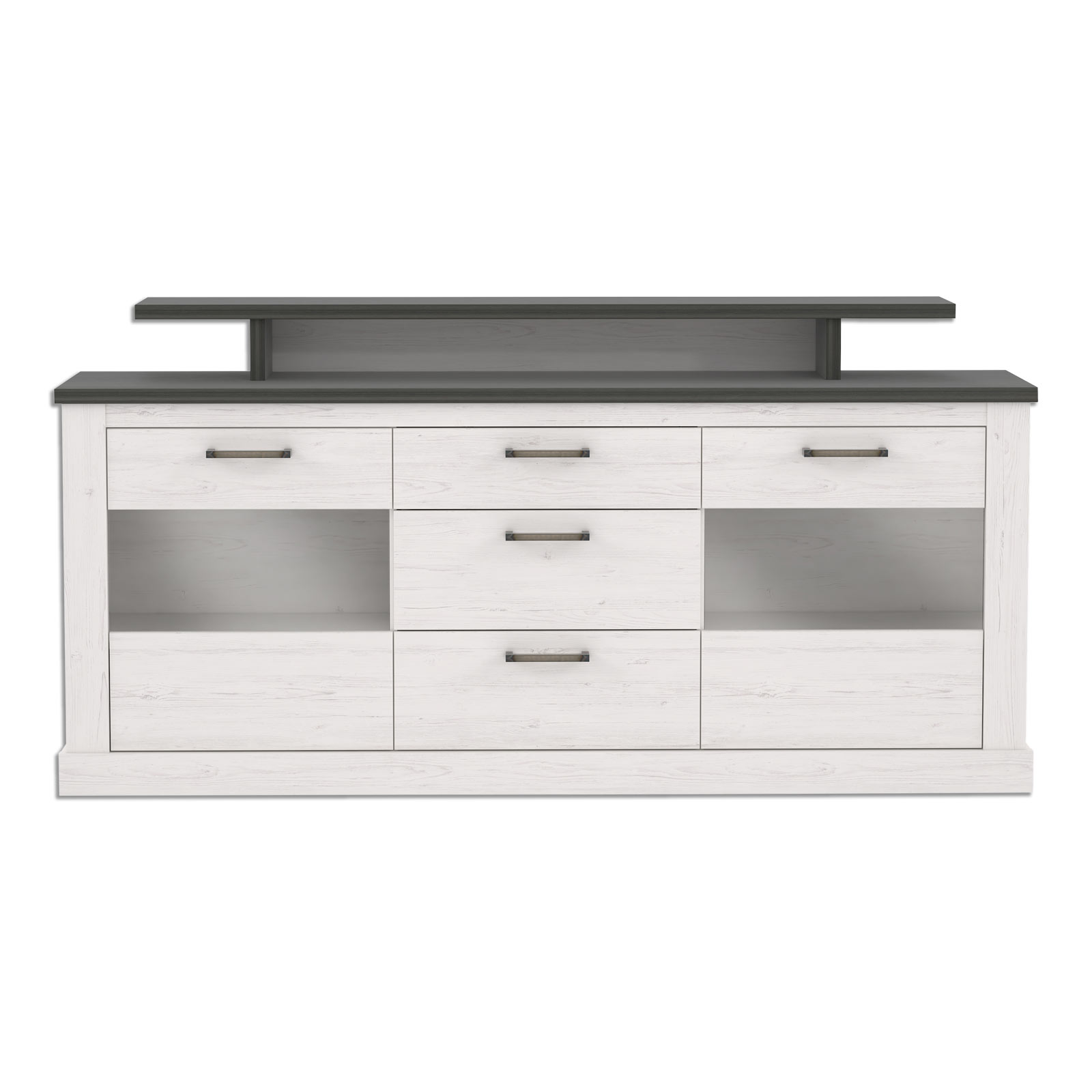 Sideboard - Pinie weiß - Touchwood - 206 cm breit