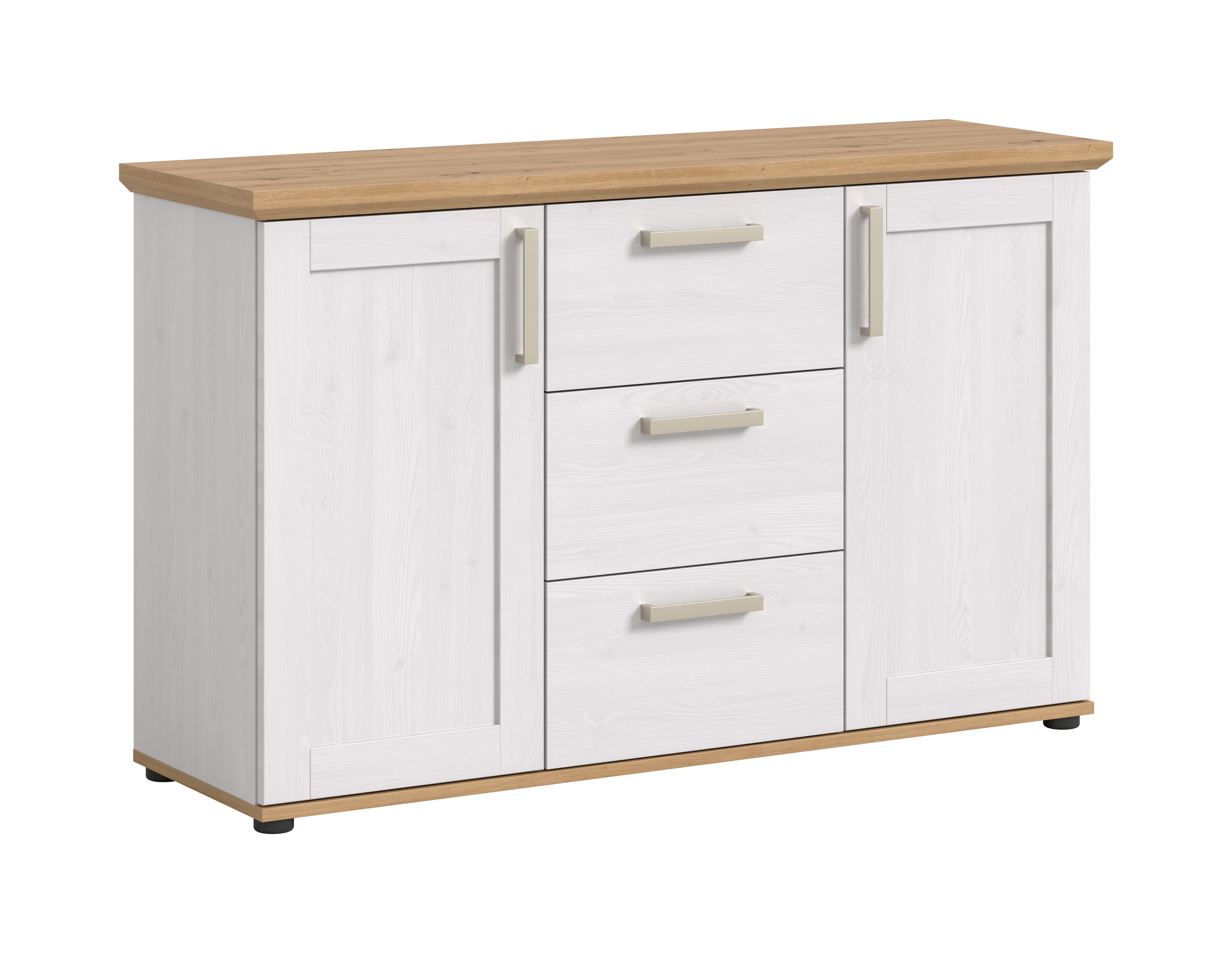 Sideboard VERONA - Sibiu Lärche - Artisan Eiche - 129 cm