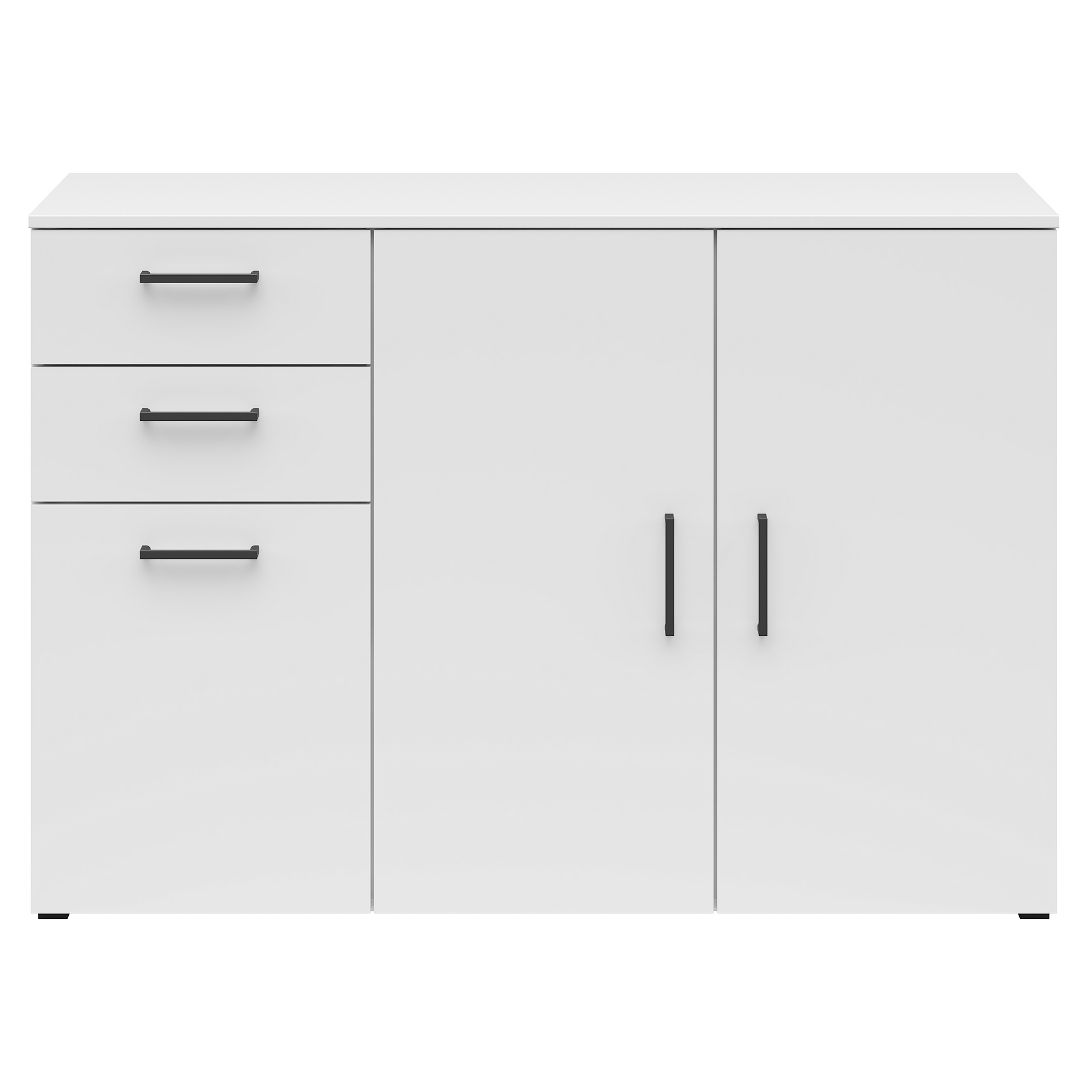 Sideboard - weiß - 120 cm breit