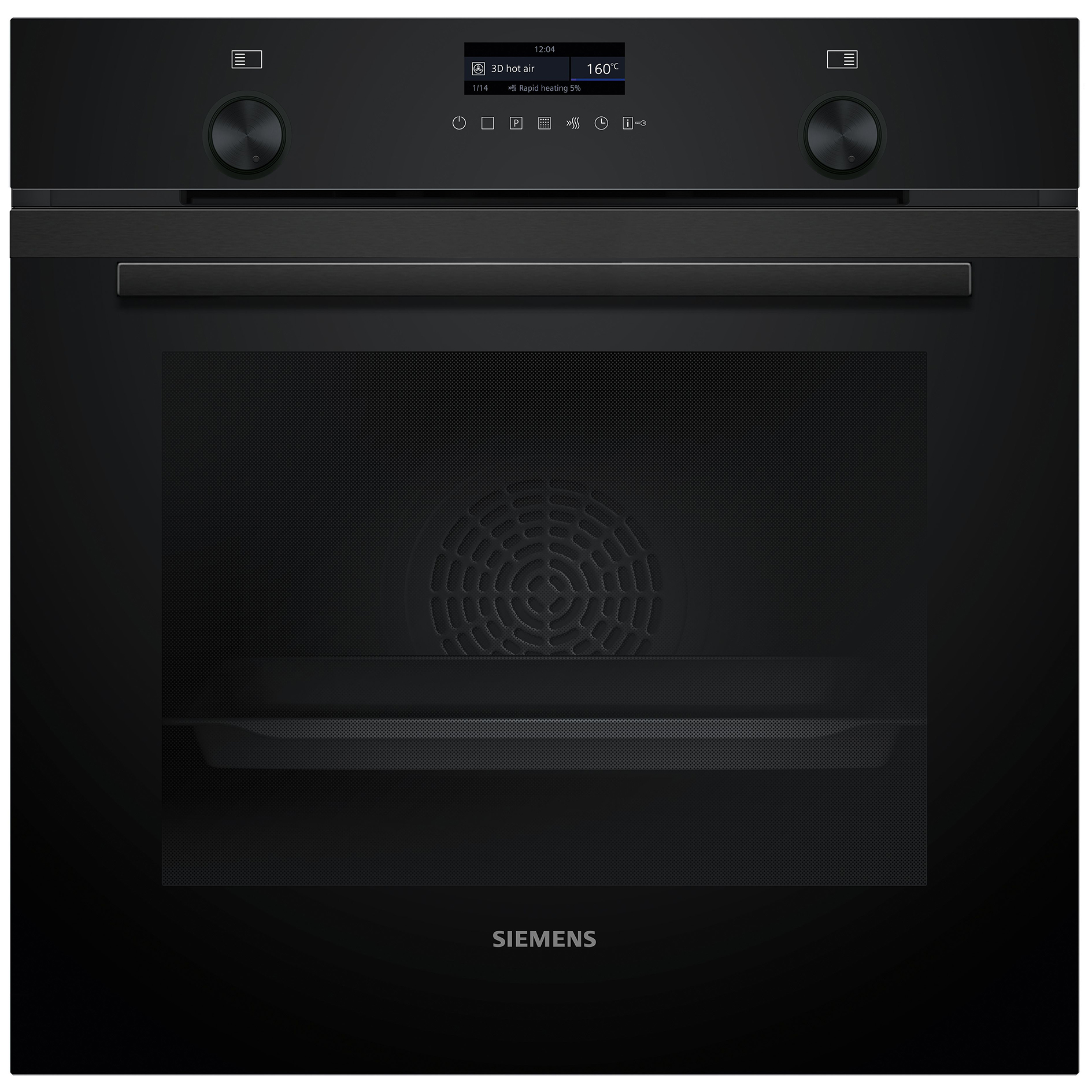 SIEMENS Einbau-Backofen HB279GBB3 - schwarz - A+