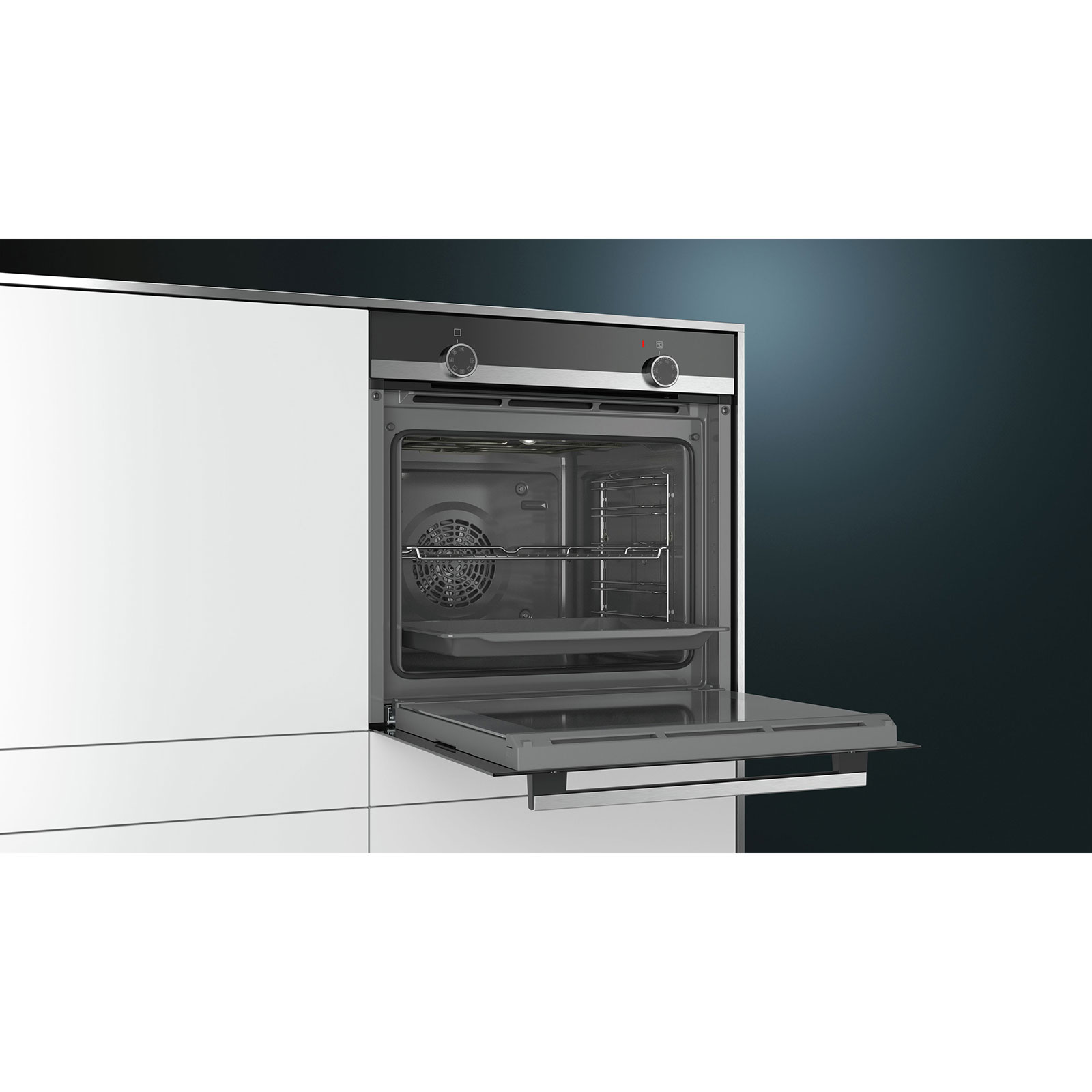 SIEMENS Einbau-Backofen HB510ABR1 - Edelstahl - A