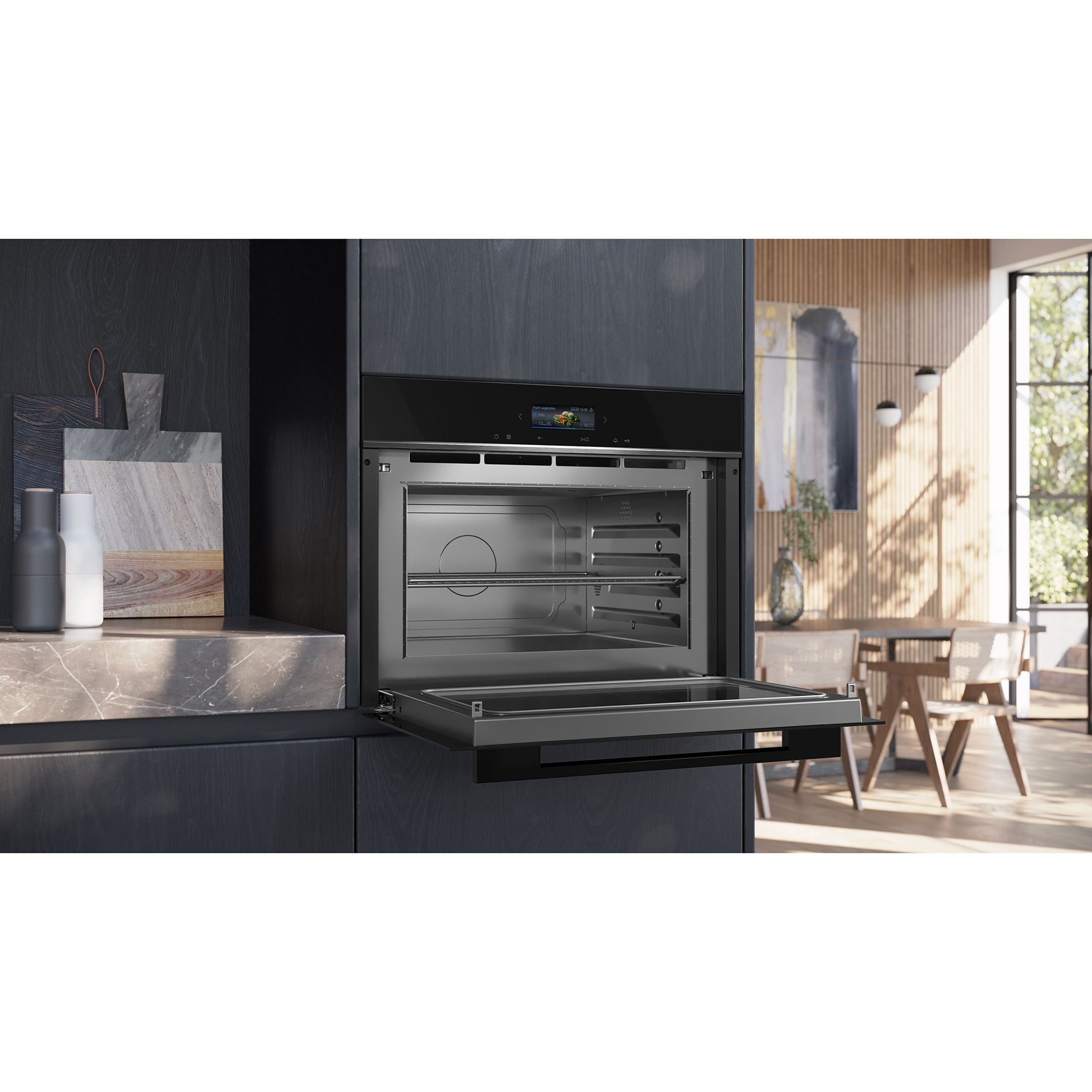 SIEMENS Einbau-Mikrowelle CE732GXB1 - TFT-Full-Touchdisplay