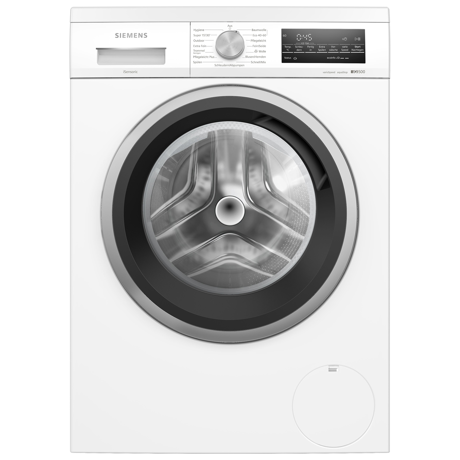 SIEMENS Waschmaschine WU14UT71 - weiß - 8 kg - B