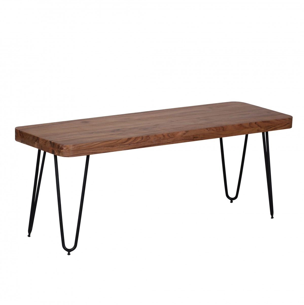 Sitzbank - Akazie massiv lackiert - 120 cm breit