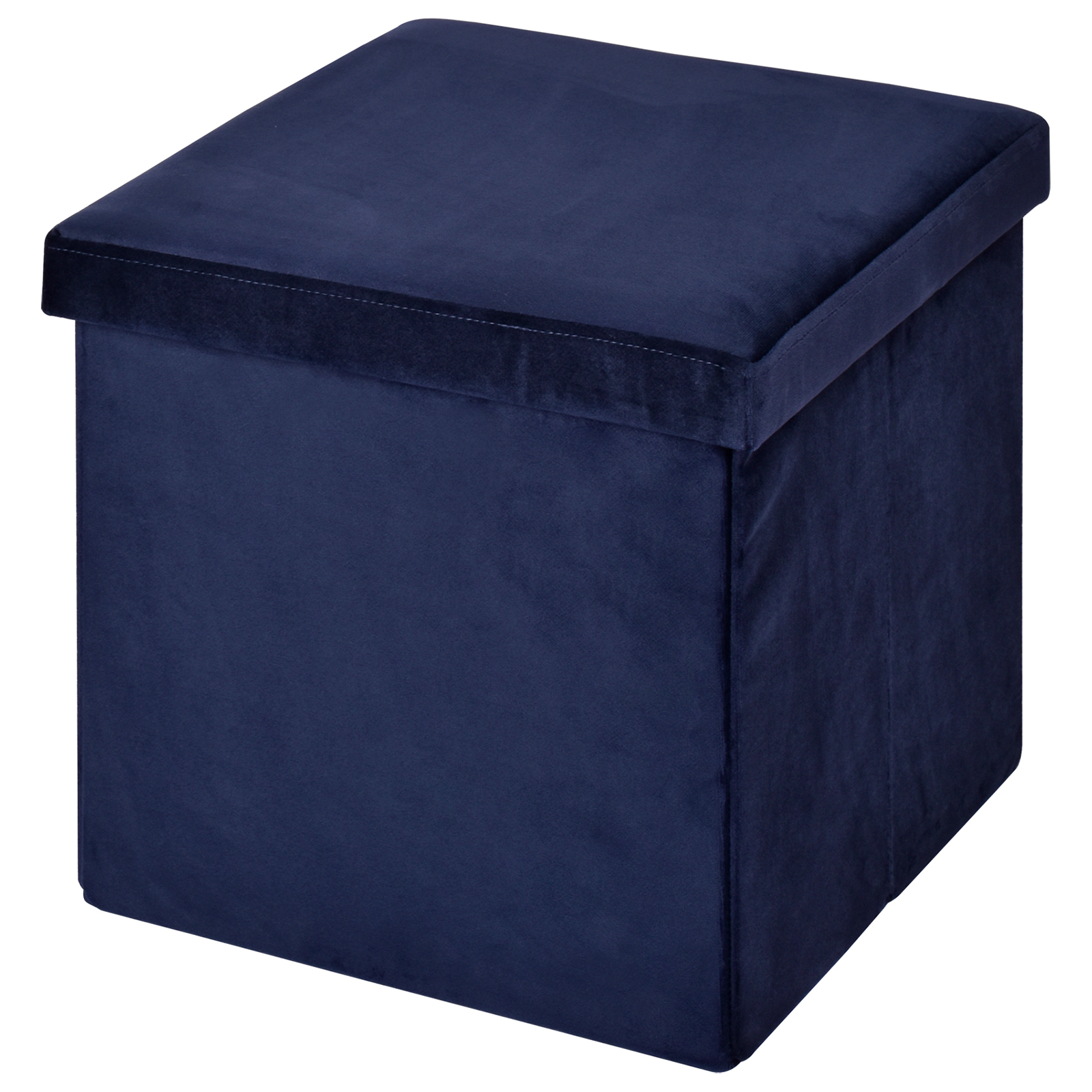 Sitzhocker - dunkelblau - faltbar - 38 cm