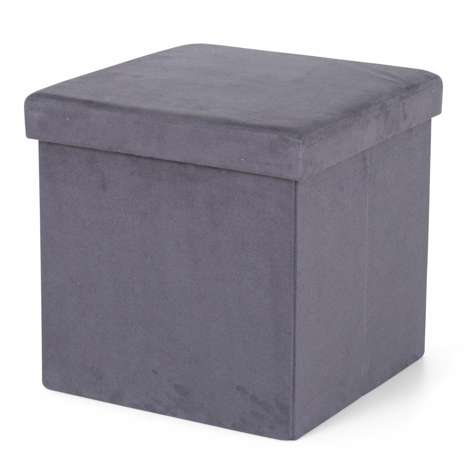 Sitzhocker - grau - faltbar - 38 cm