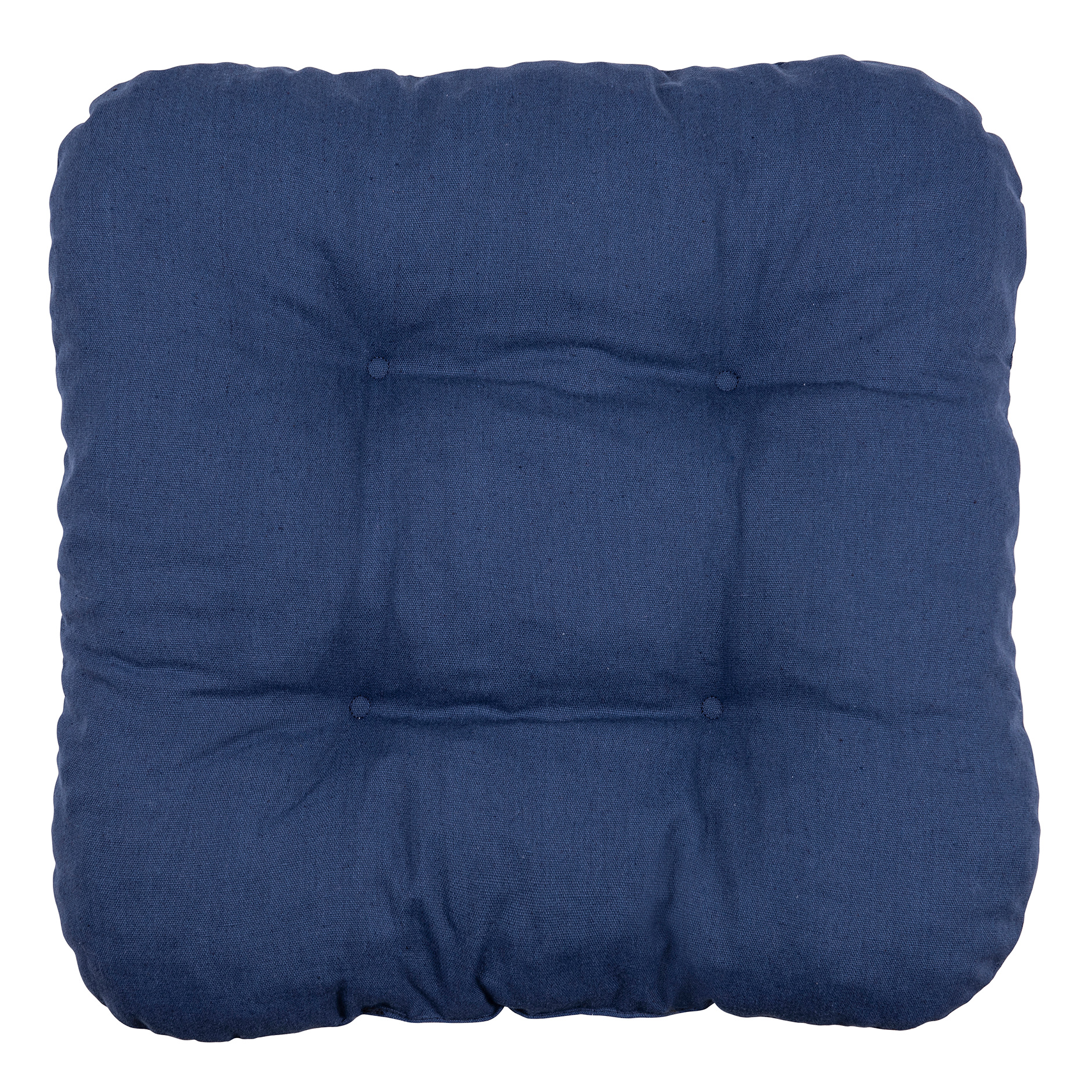 Sitzkissen - dunkelblau - uni - 38x38 cm