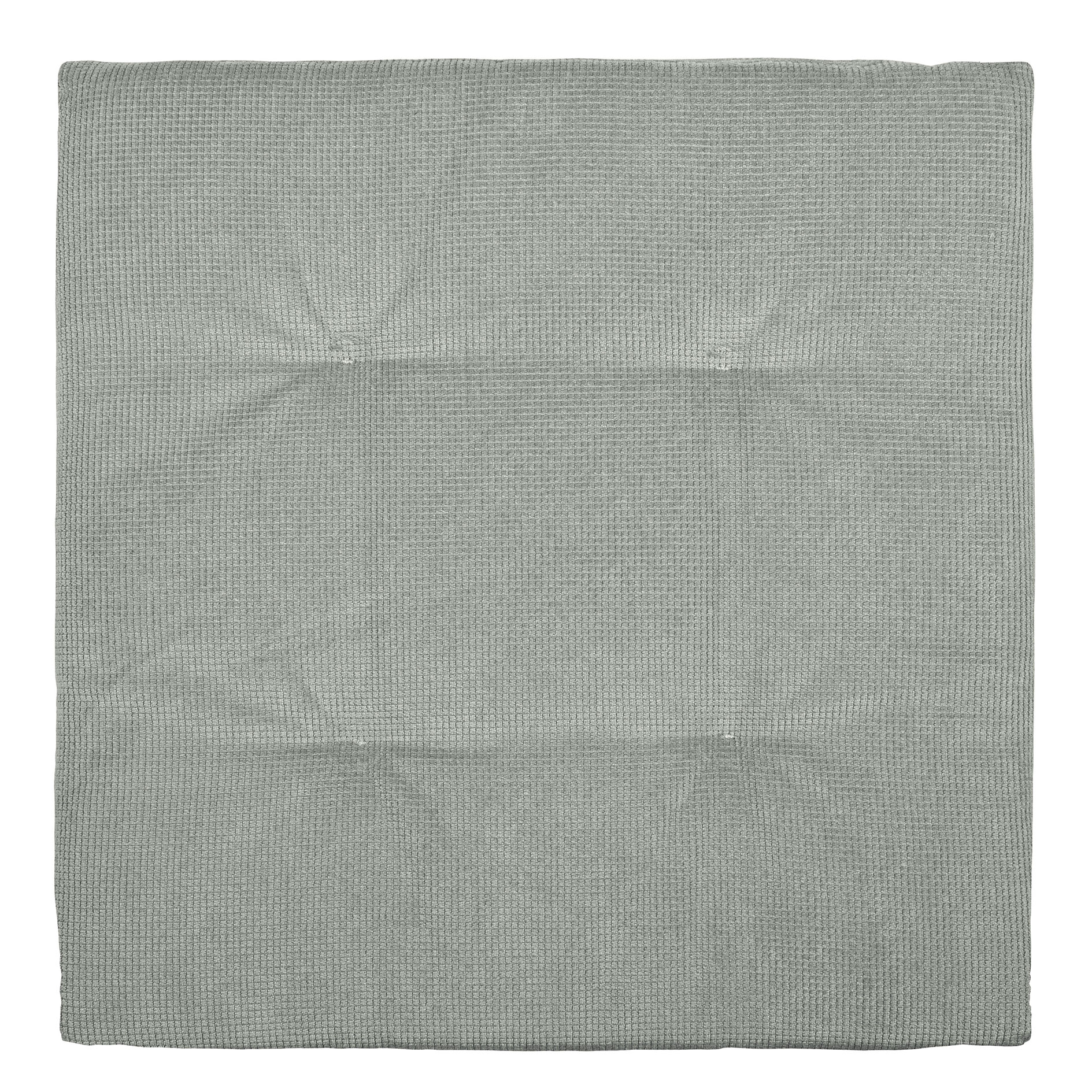 Sitzkissen - silber - Cord - 40x40 cm