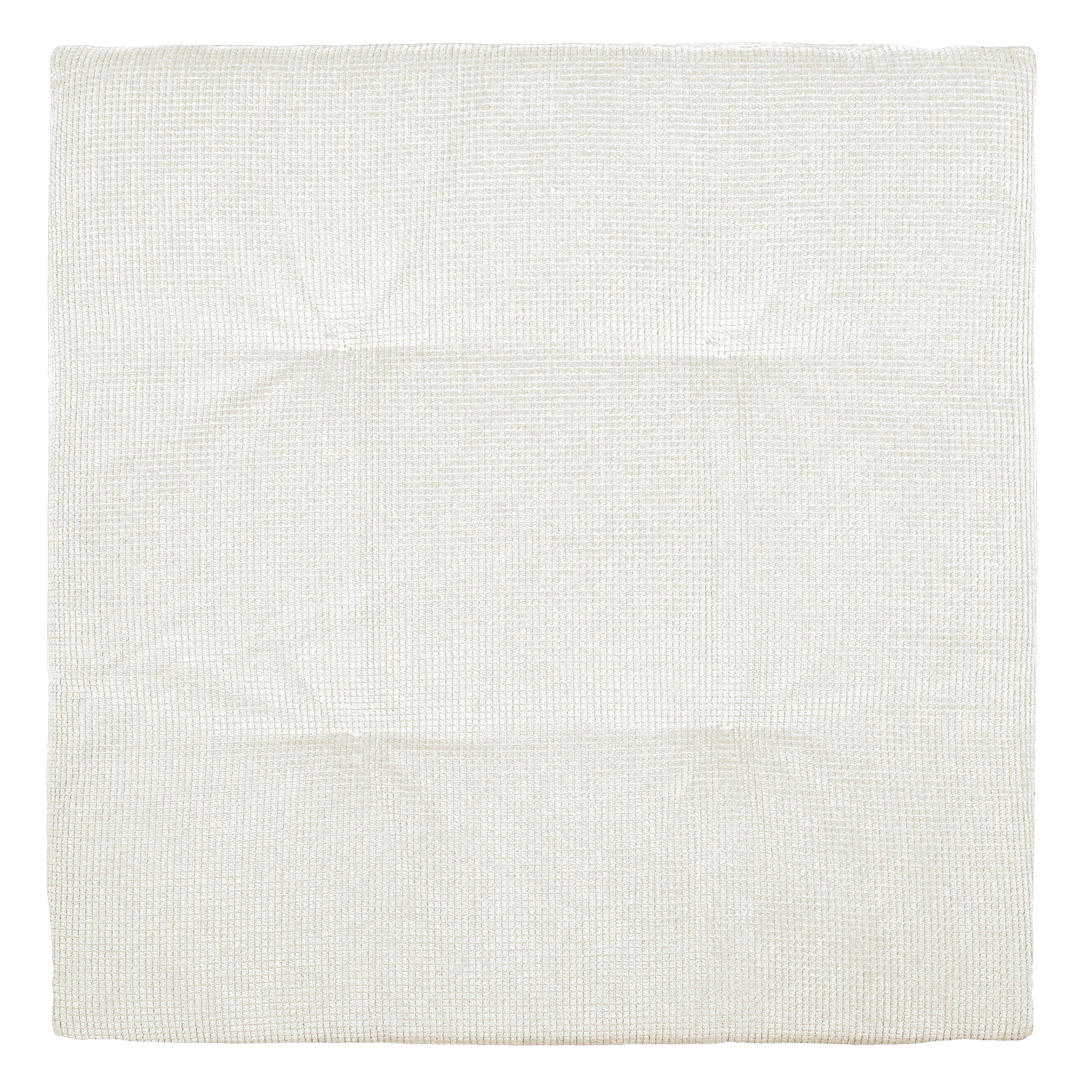 Sitzkissen - wollweiß - Cord - 40x40 cm