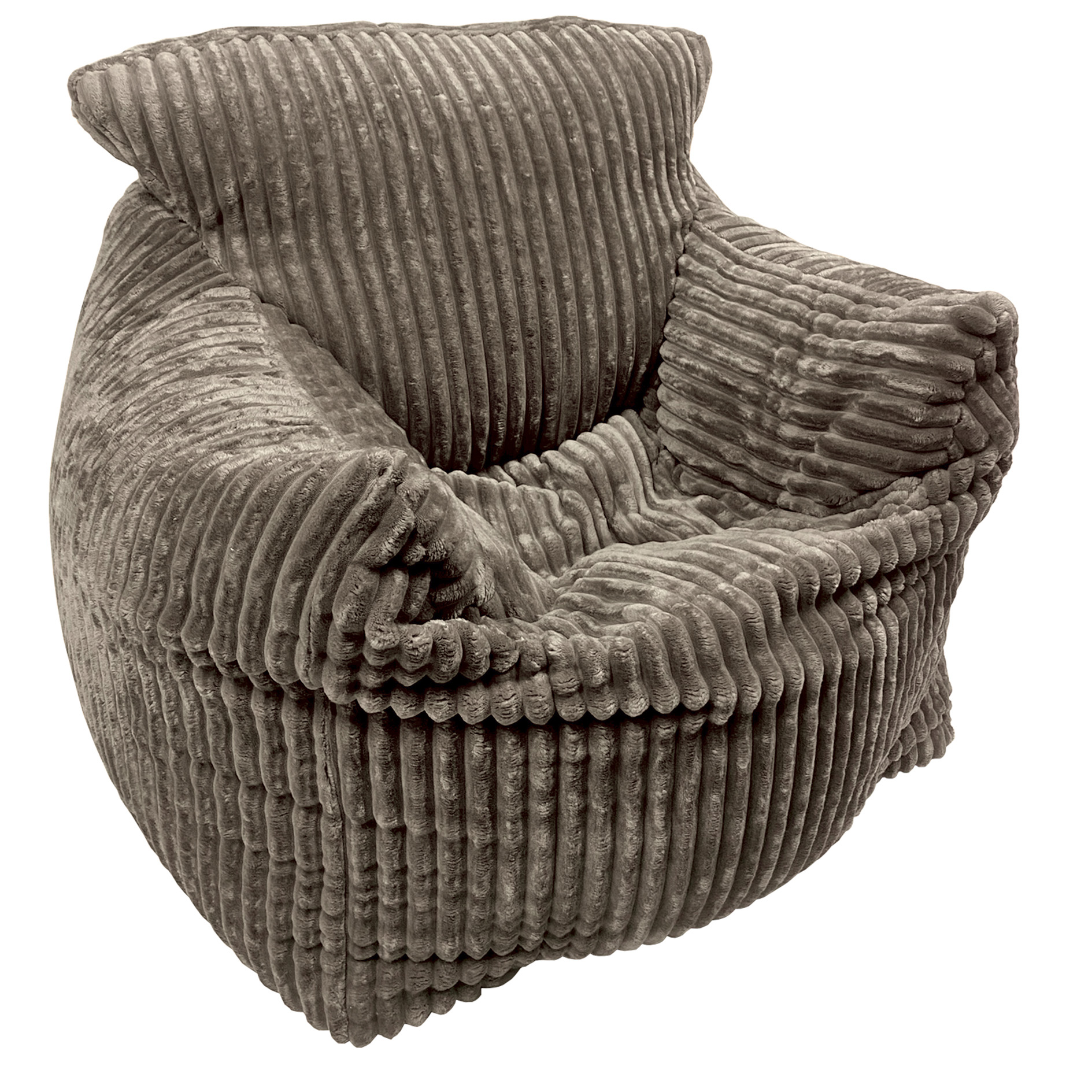 Sitzsack - ash - Breitcord - 490 Liter