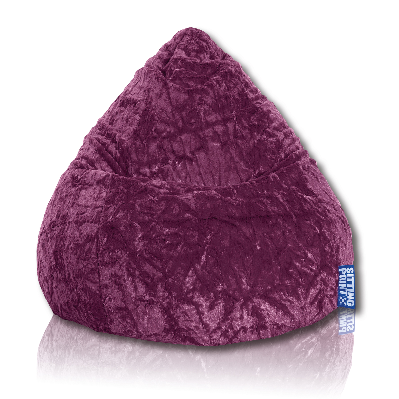 Sitzsack - aubergine - 110x70 cm