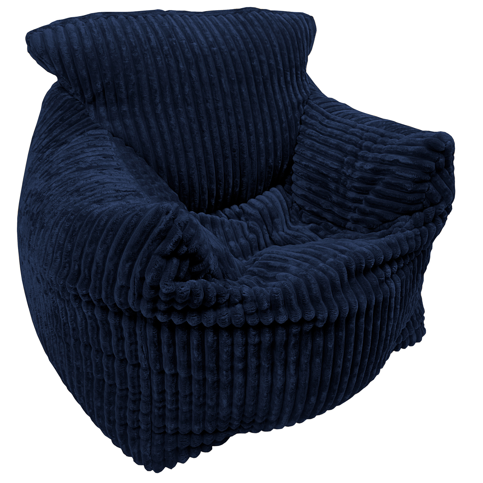 Sitzsack - deep blue - Breitcord - 490 Liter