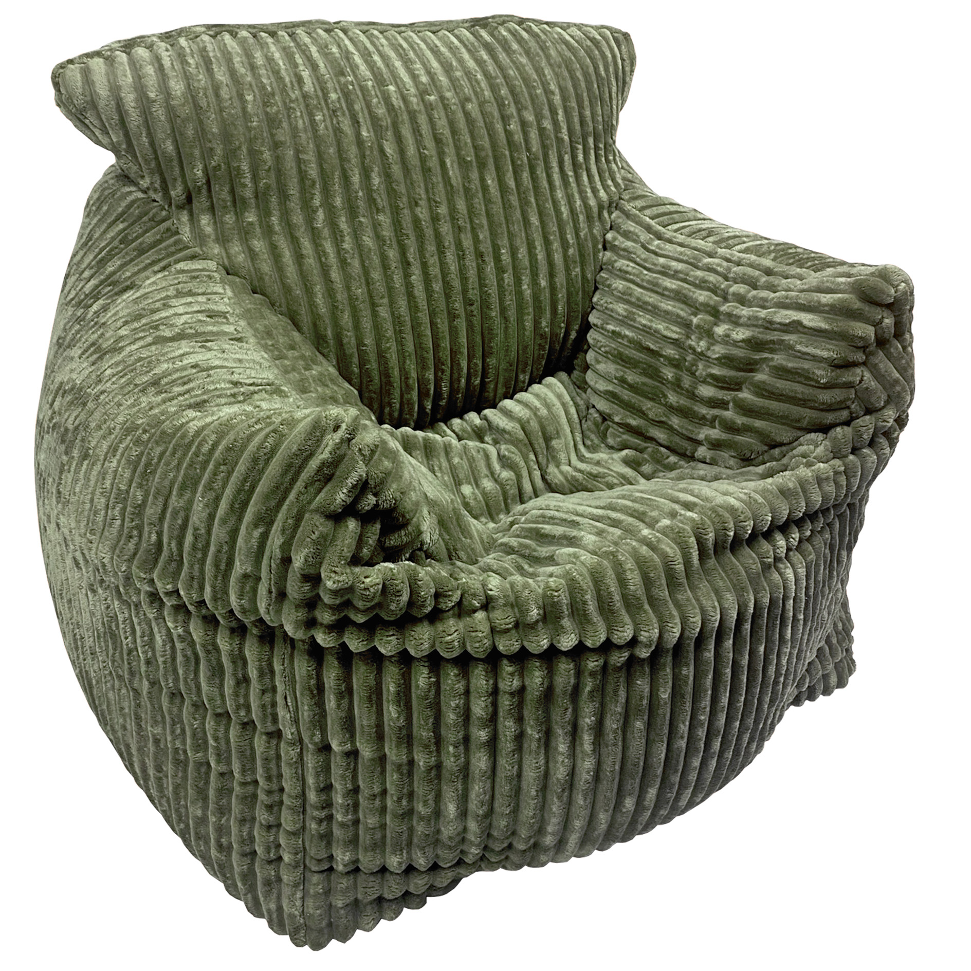 Sitzsack - olive - Breitcord - 490 Liter