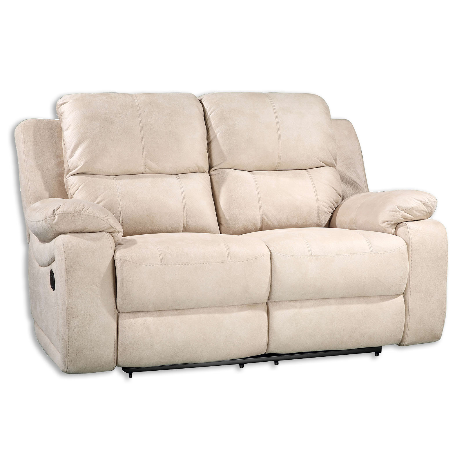 Sofa 2-Sitzer - beige - mit Relaxfunktion