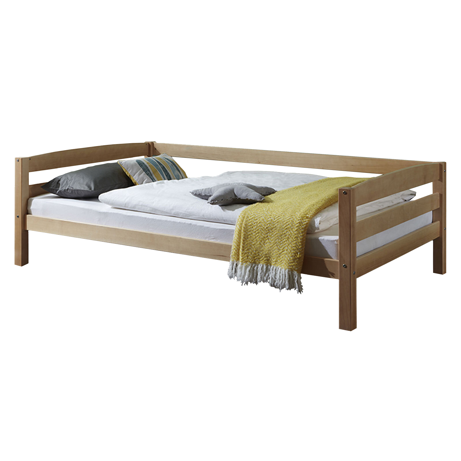 Sofabett NORA - natur - Buche massiv - 90x200 cm