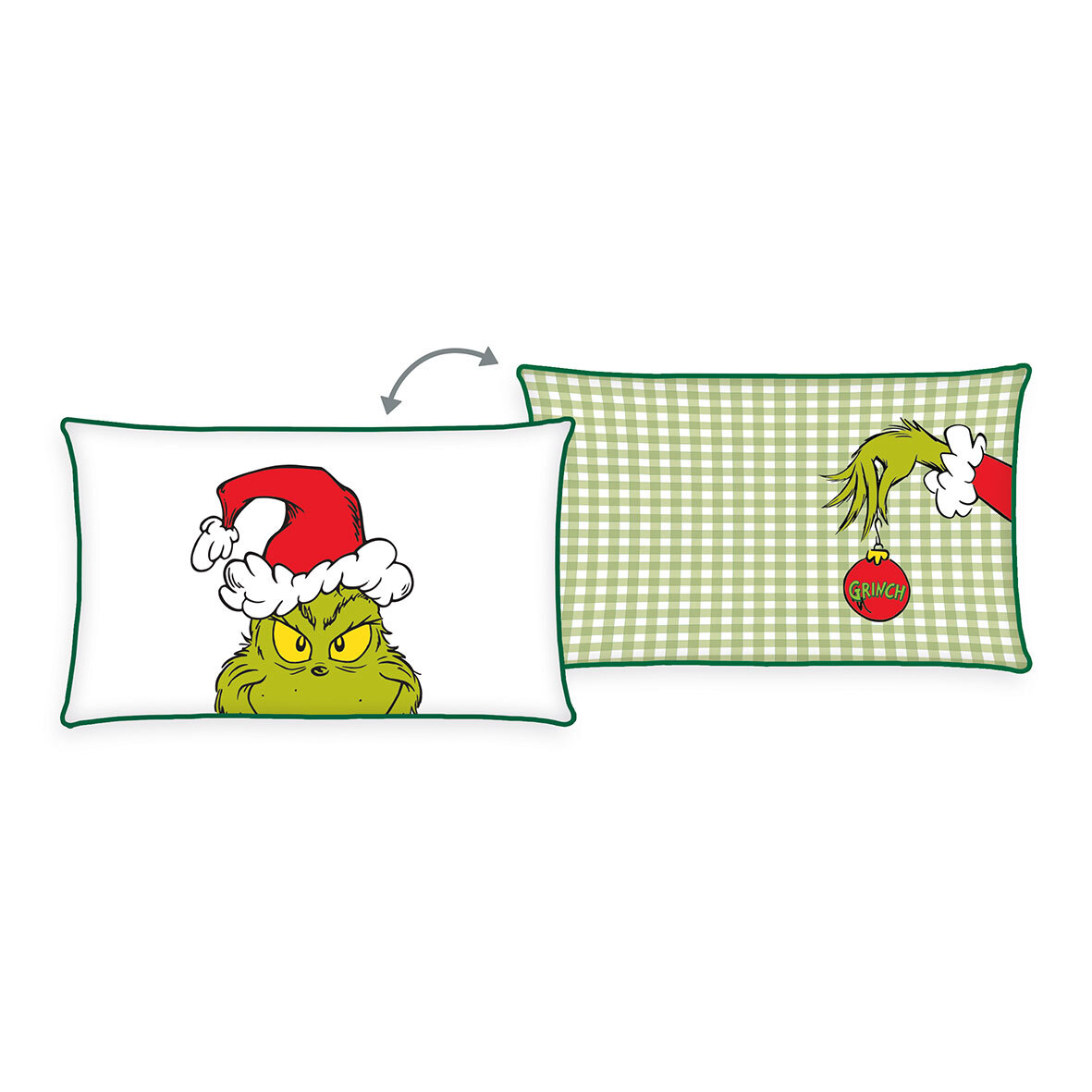 Soft Velboa Kissen GRINCH - bunt - 30x50 cm