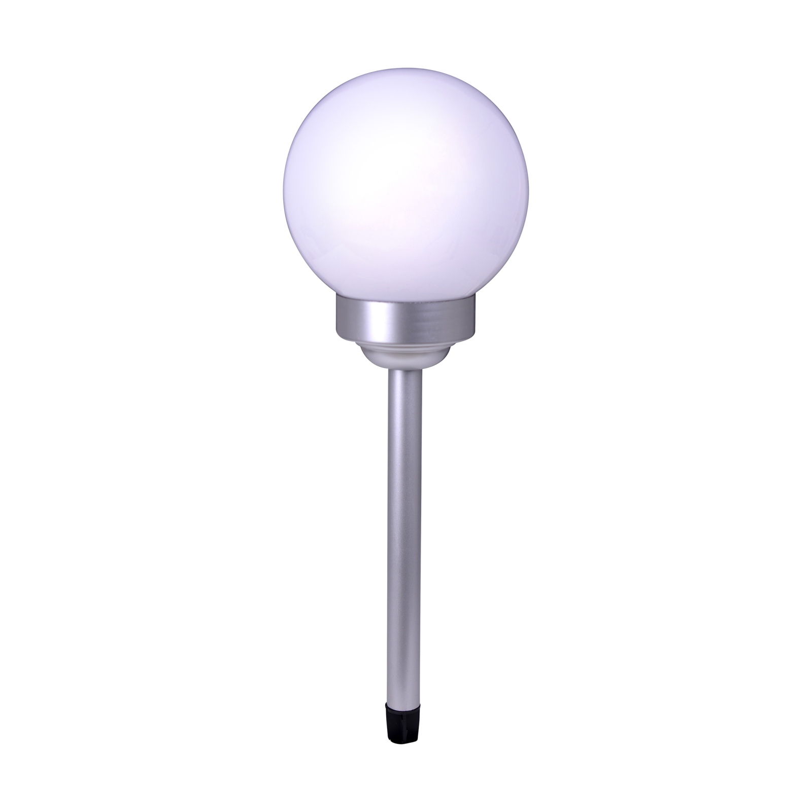 Solar-LED-Erdspieß BALL - weiß - Ø 15 cm