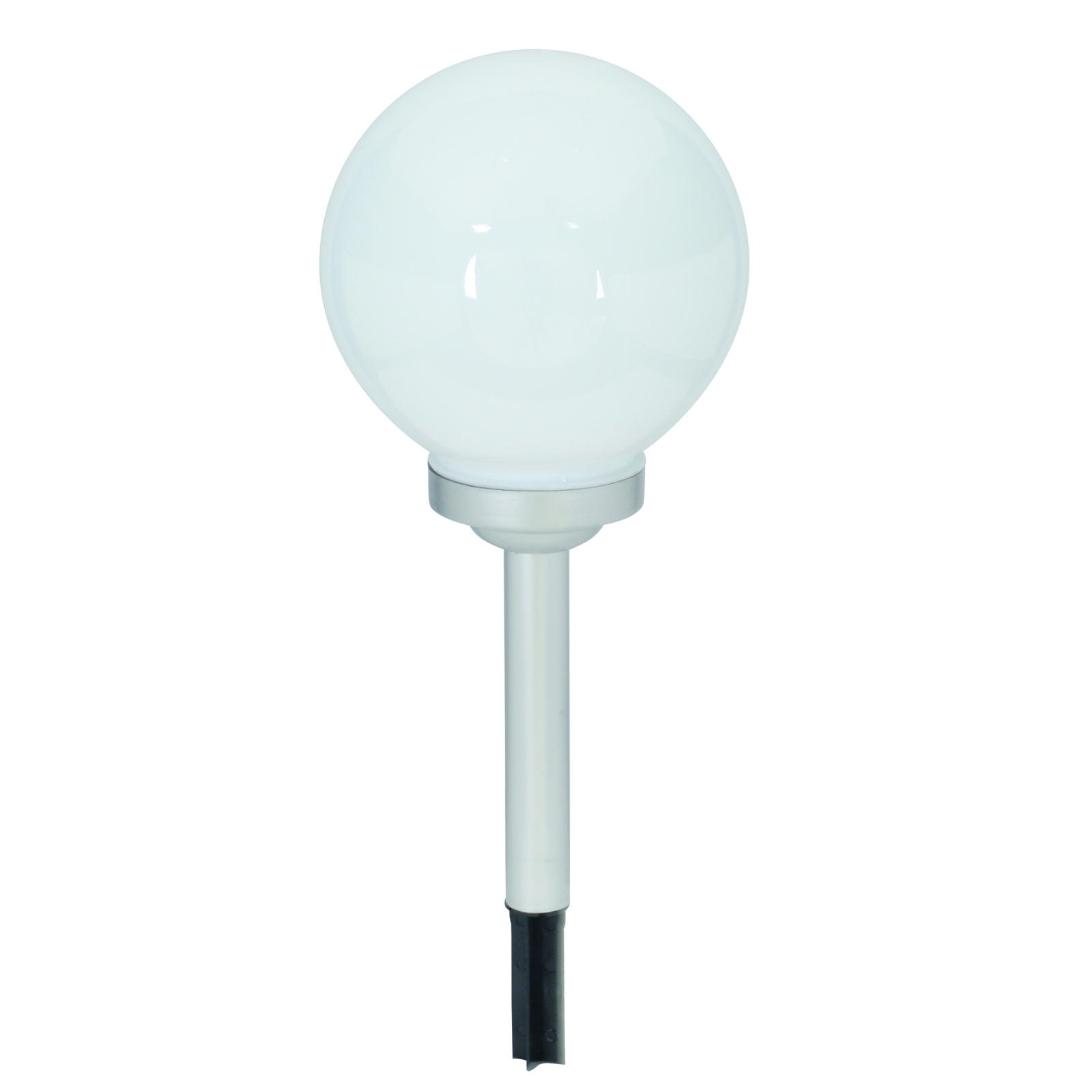 Solar-LED-Erdspieß BALL - weiß - 45 cm