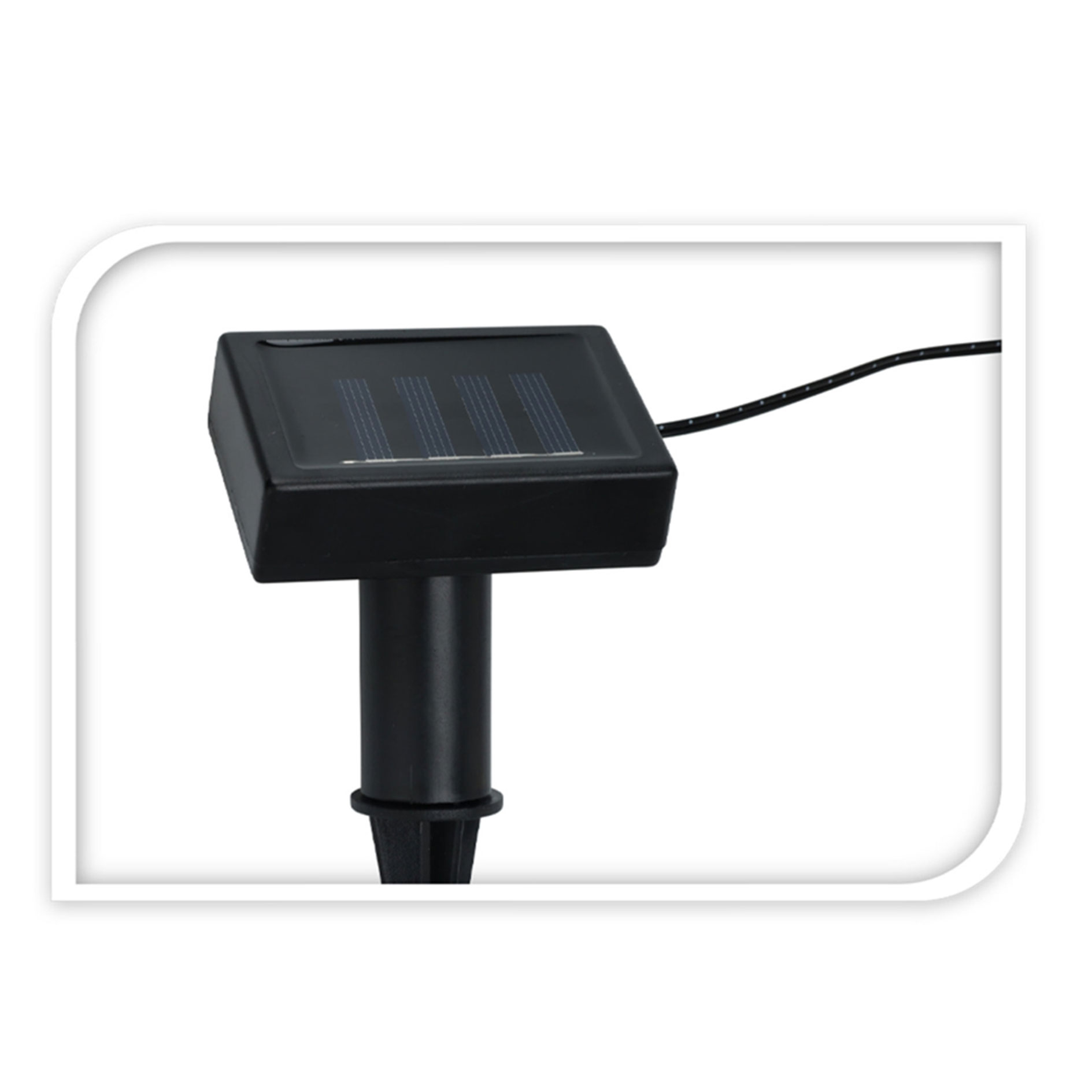 Solarlichterkette - weiß - 10 LEDs
