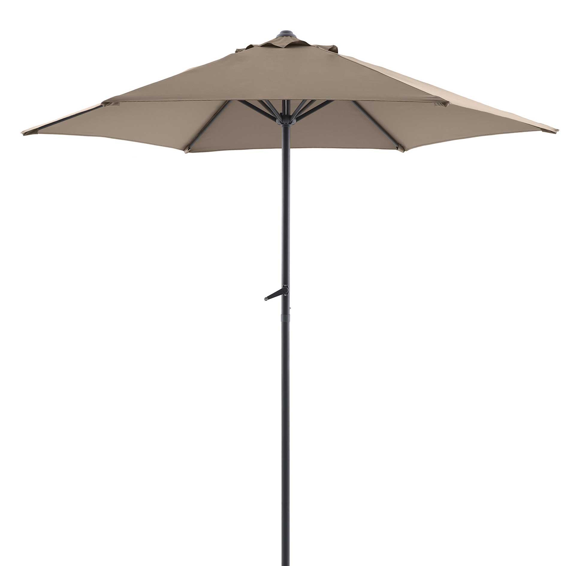 Sonnenschirm - braun - Ø 250 cm