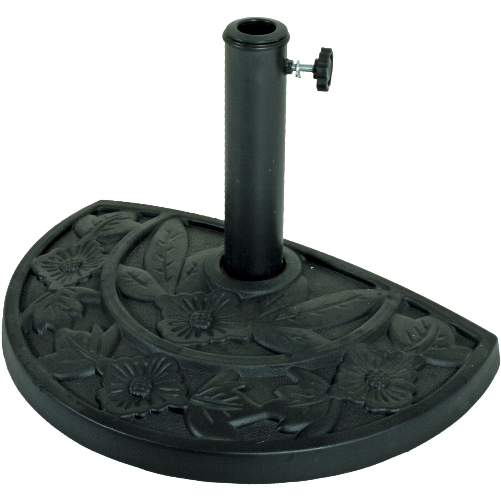 Sonnenschirmständer für Wandschirme - schwarz - 9 kg