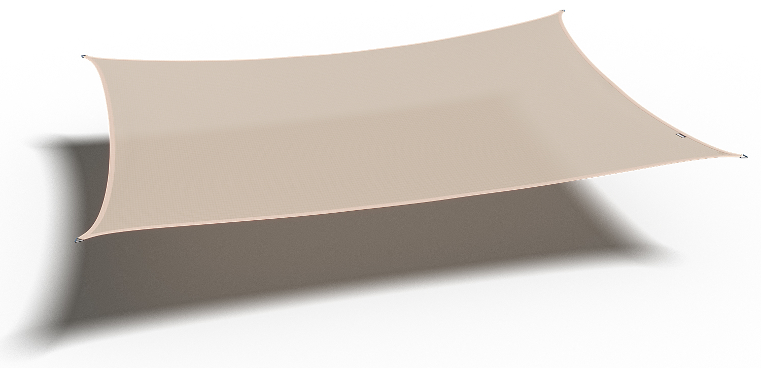 Sonnensegel COOLFIT - altweiß - Rechteck - 300x500 cm