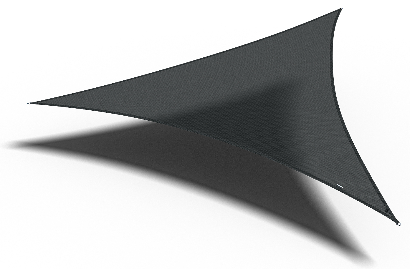 Sonnensegel COOLFIT - schwarz - Dreieck - 500 cm