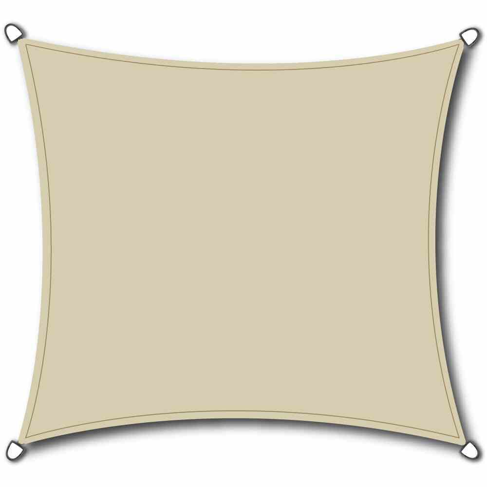 Sonnensegel SOLINO - ecru - 4-eckig - 360x360 cm