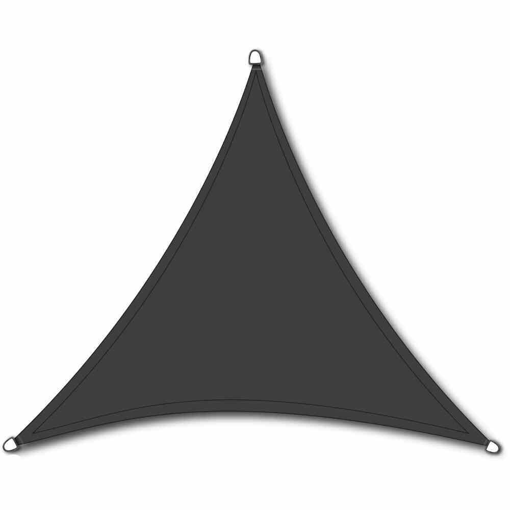 Sonnensegel SOLINO - grau - 3-eckig - 500 cm