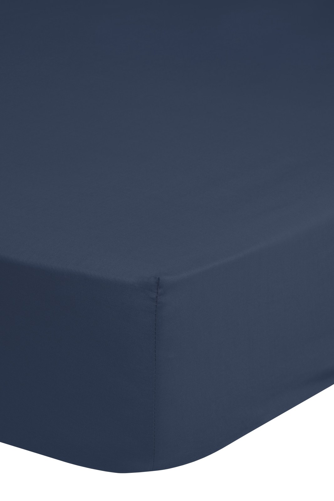 Spannbetttuch - dunkelblau - Baumwolle - 140x200 cm