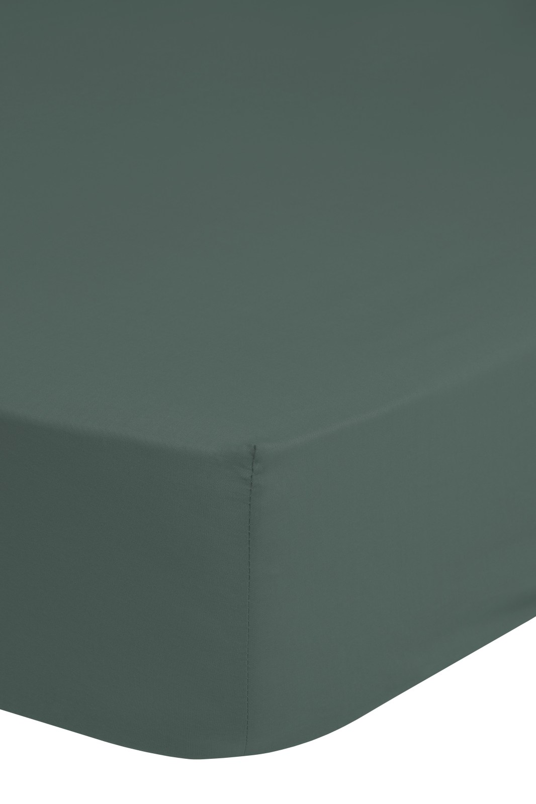 Spannbetttuch - grün - Baumwolle - 60x120
