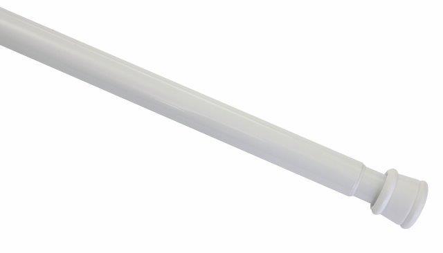 Spannstange - weiß - ausdrehbar - 60-100 cm