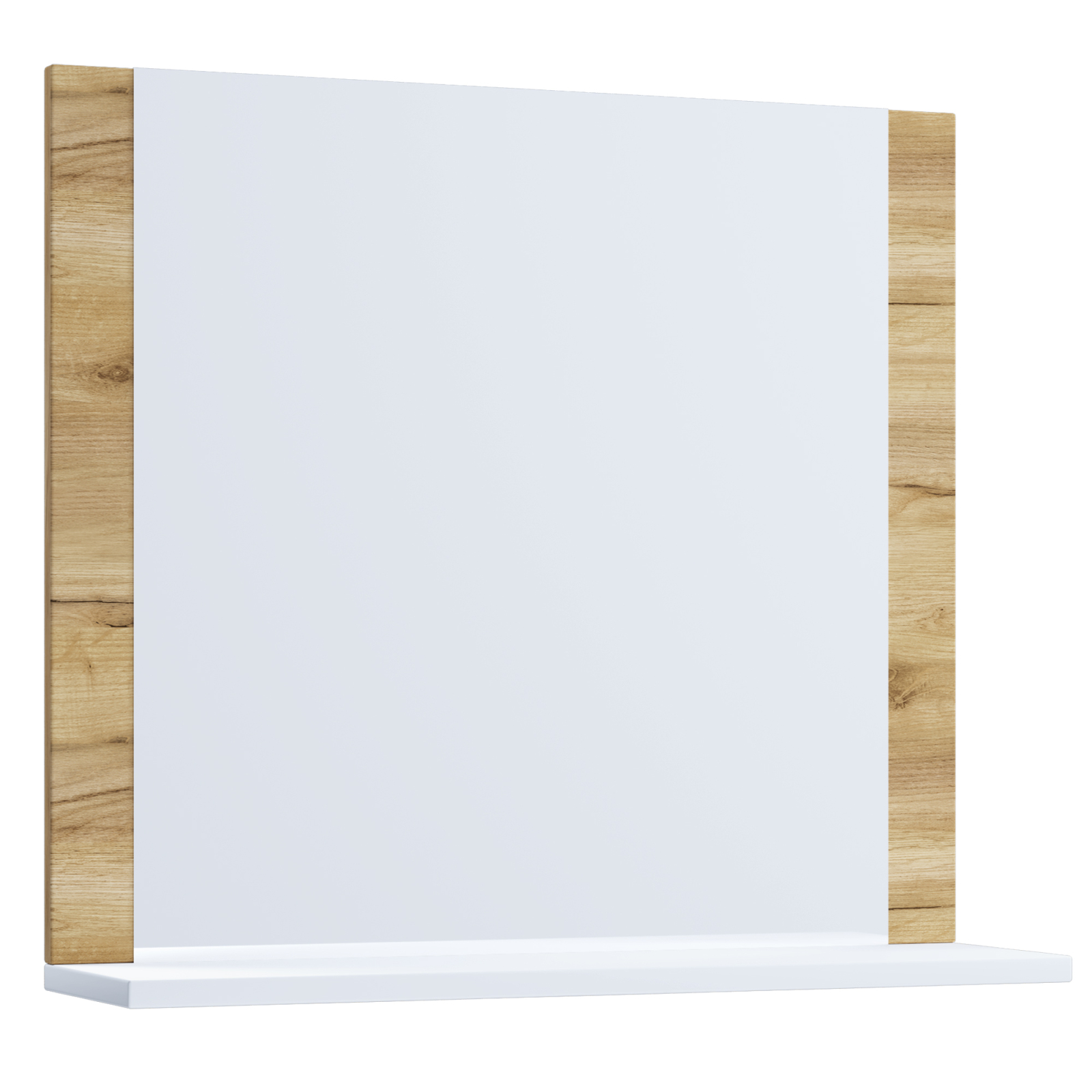 Spiegel LENDAS - Eiche-weiß - 60 cm