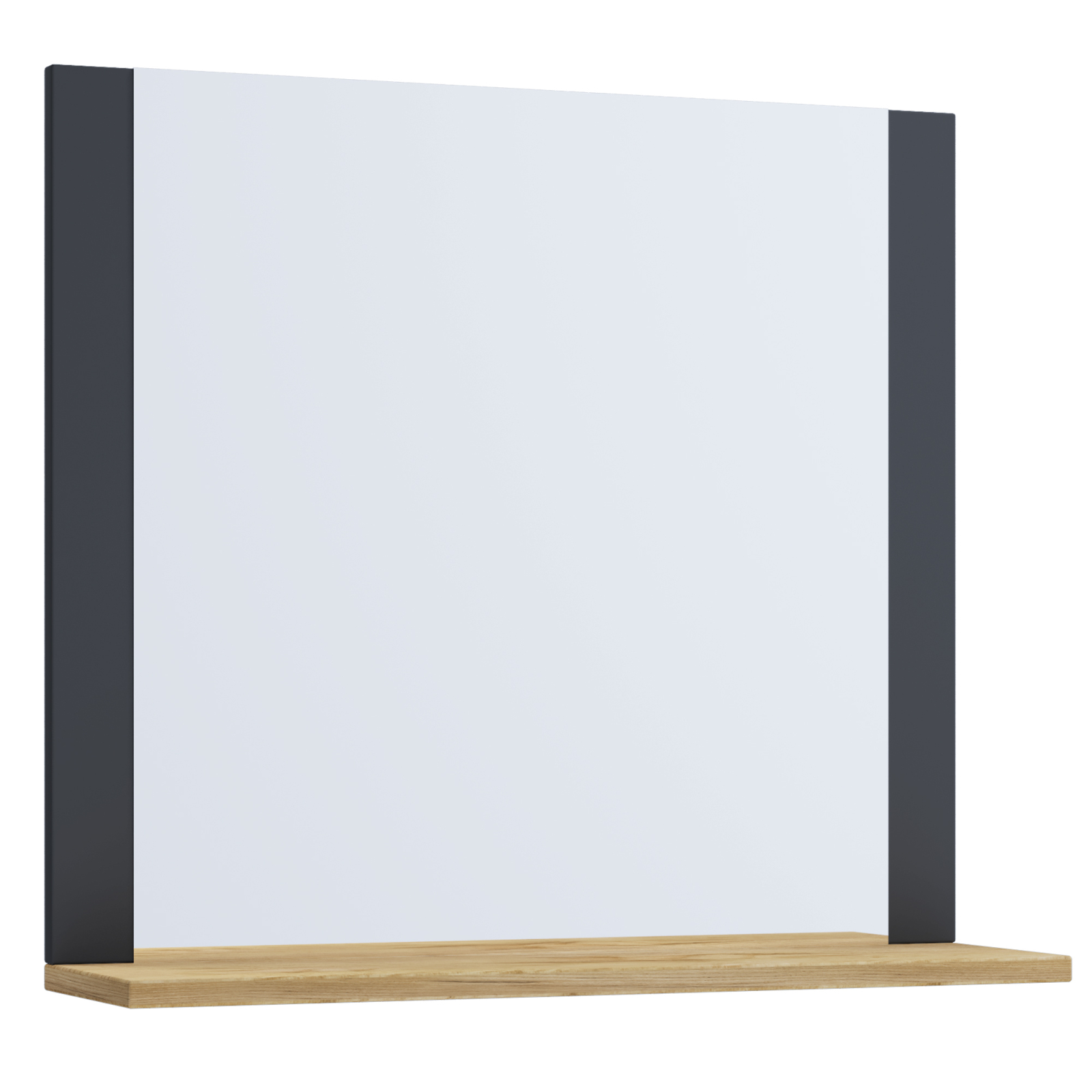 Spiegel LENDAS - schwarz-Eiche - 60 cm
