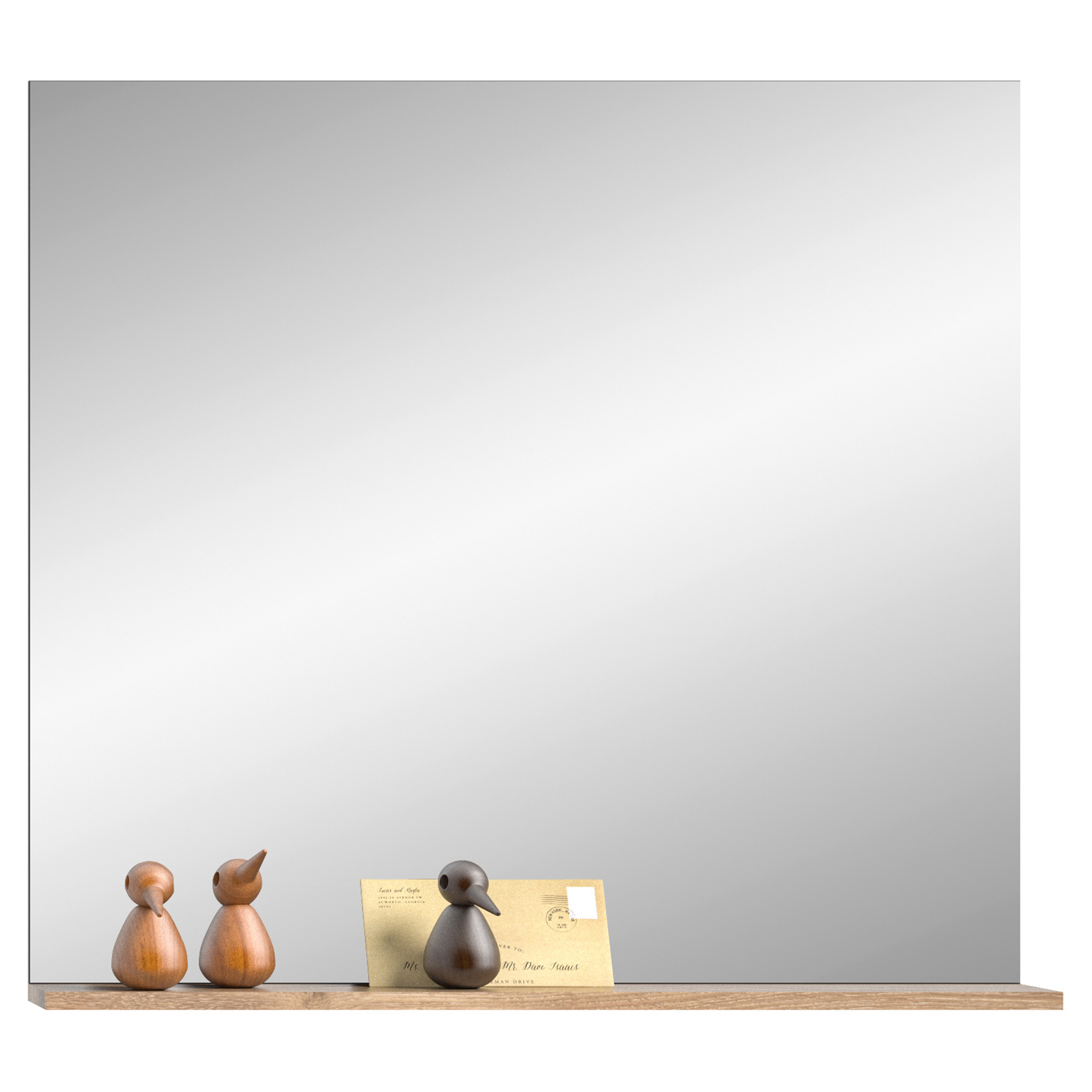 Spiegel MASON - Nox Oak - 90x84 cm