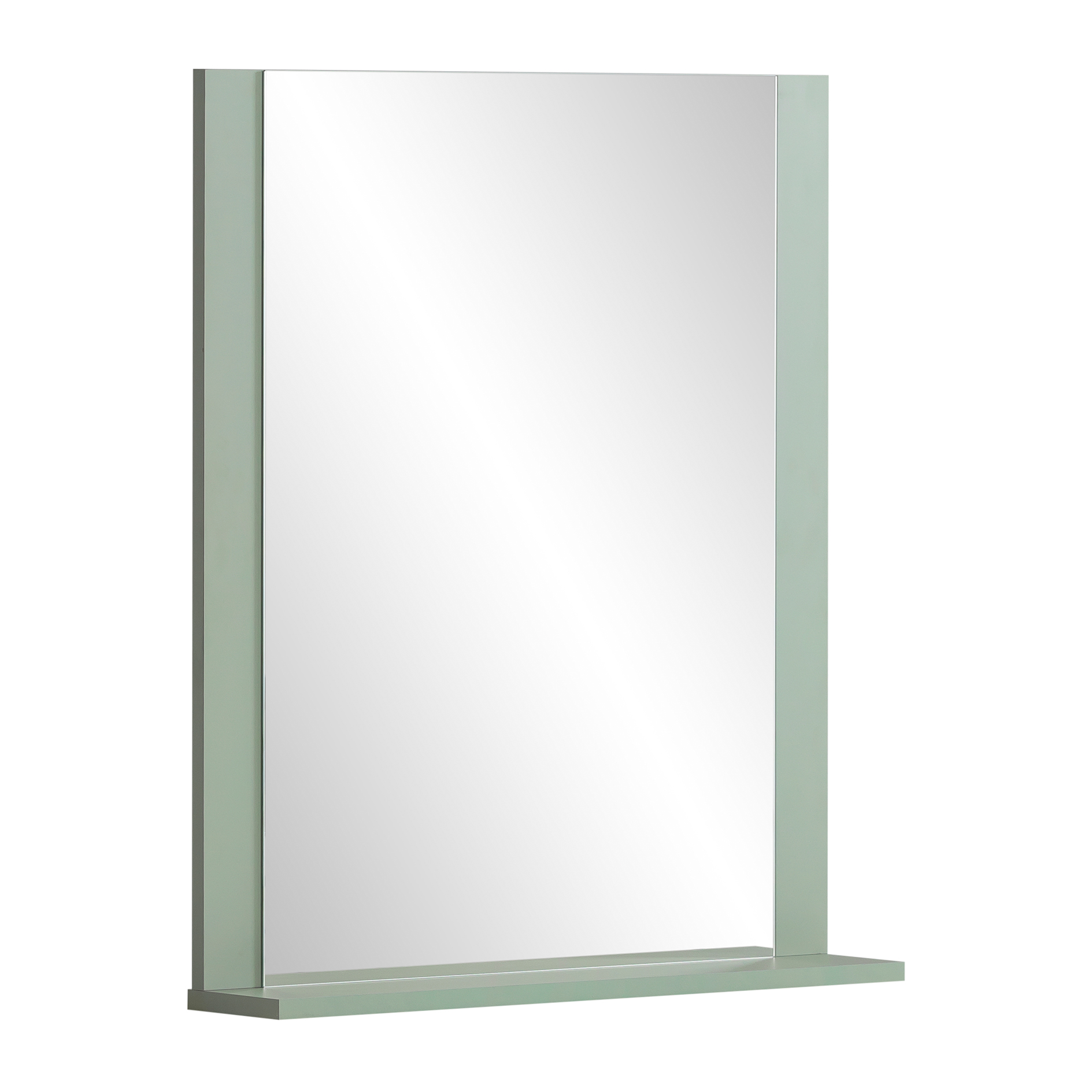 Spiegel mit Ablage - pistazie - 59,6 cm