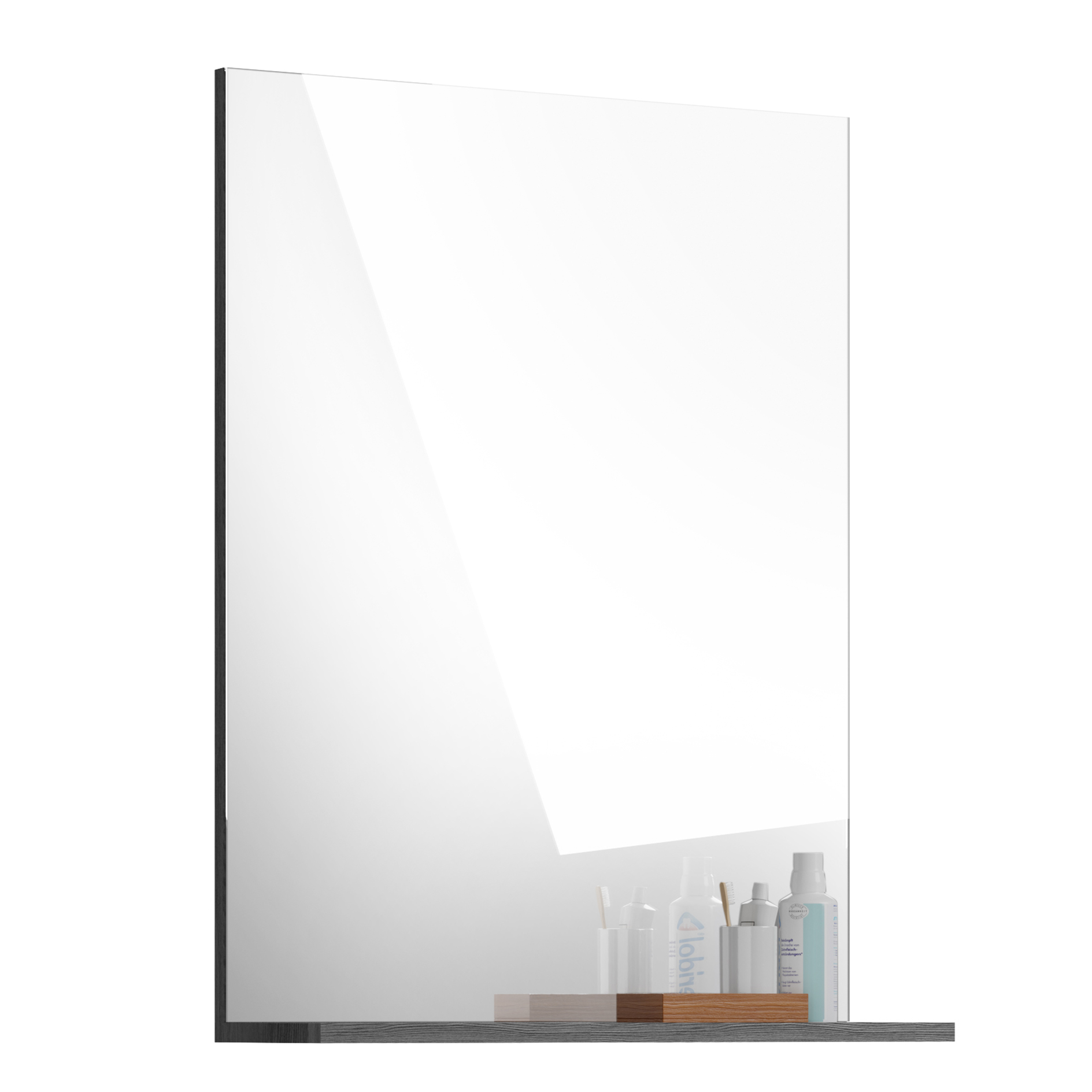 Spiegel - Rauchsilber - 60x79 cm