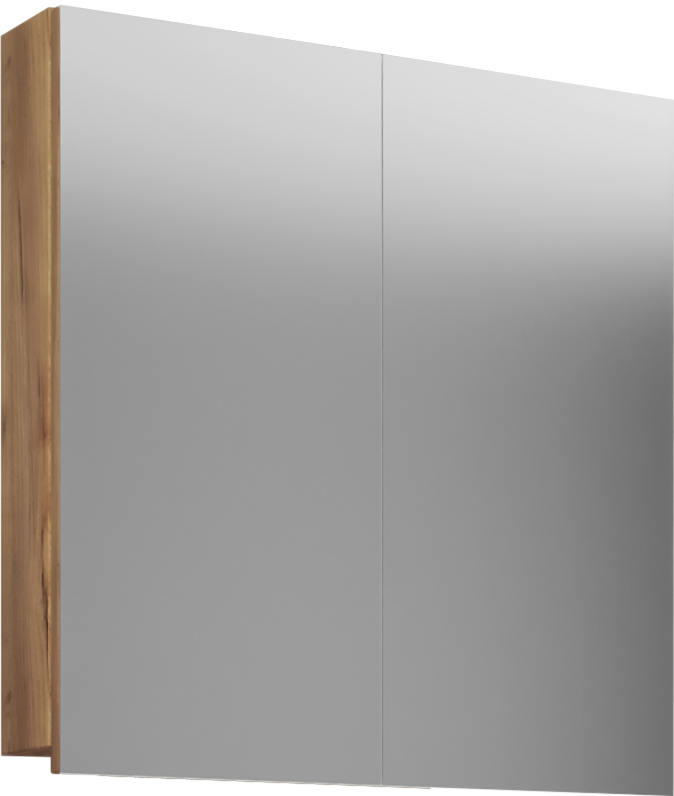 Spiegelschrank BADINOS - Honig Eiche - 60 cm
