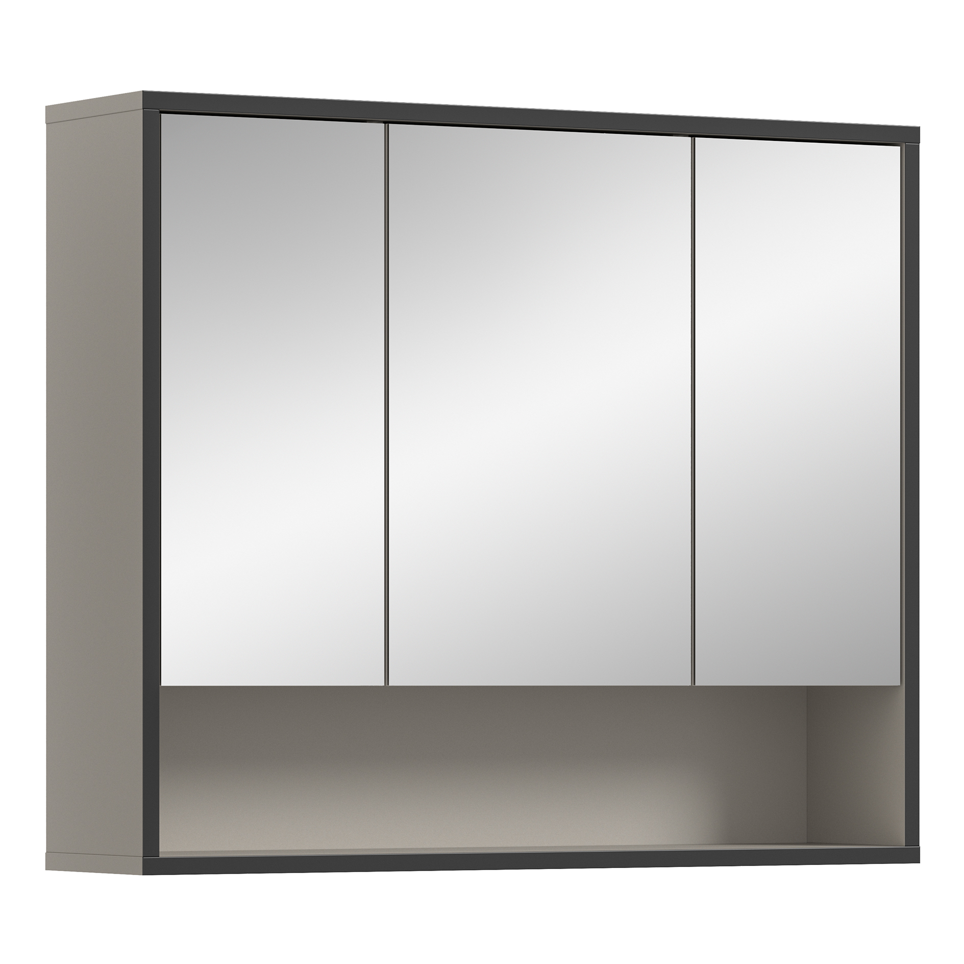 Spiegelschrank BAGNO - Kaschmir - 80 cm breit
