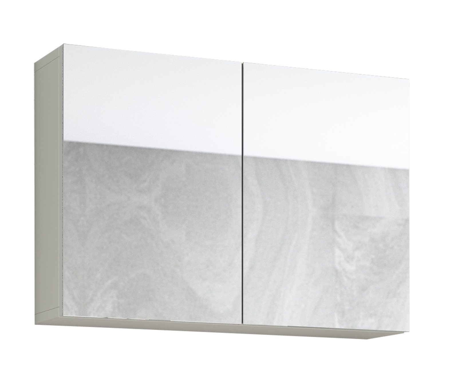 Spiegelschrank FLANDU - weiß - 60 cm