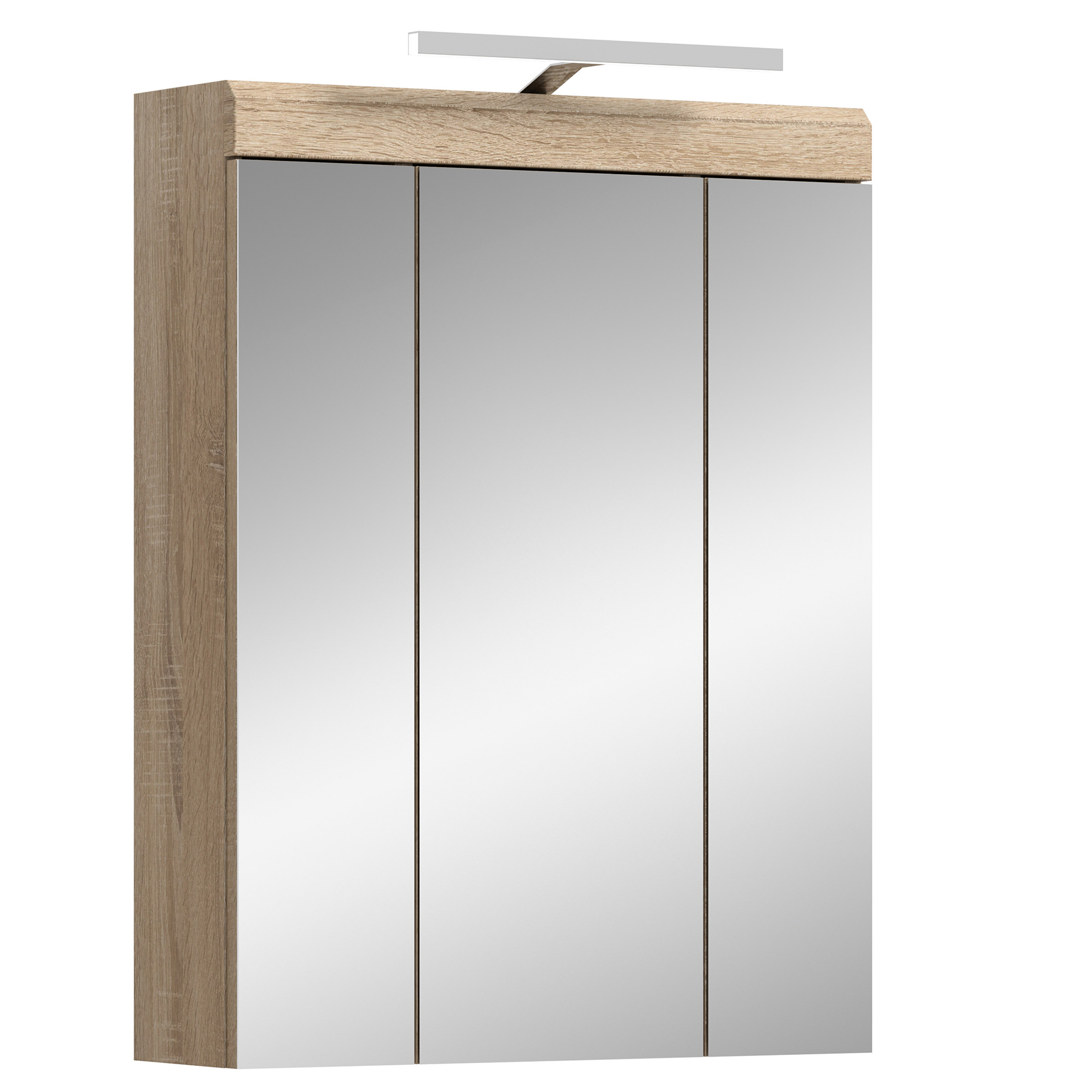 Spiegelschrank LAMBADA - Sonoma Eiche - mit LED-Beleuchtung