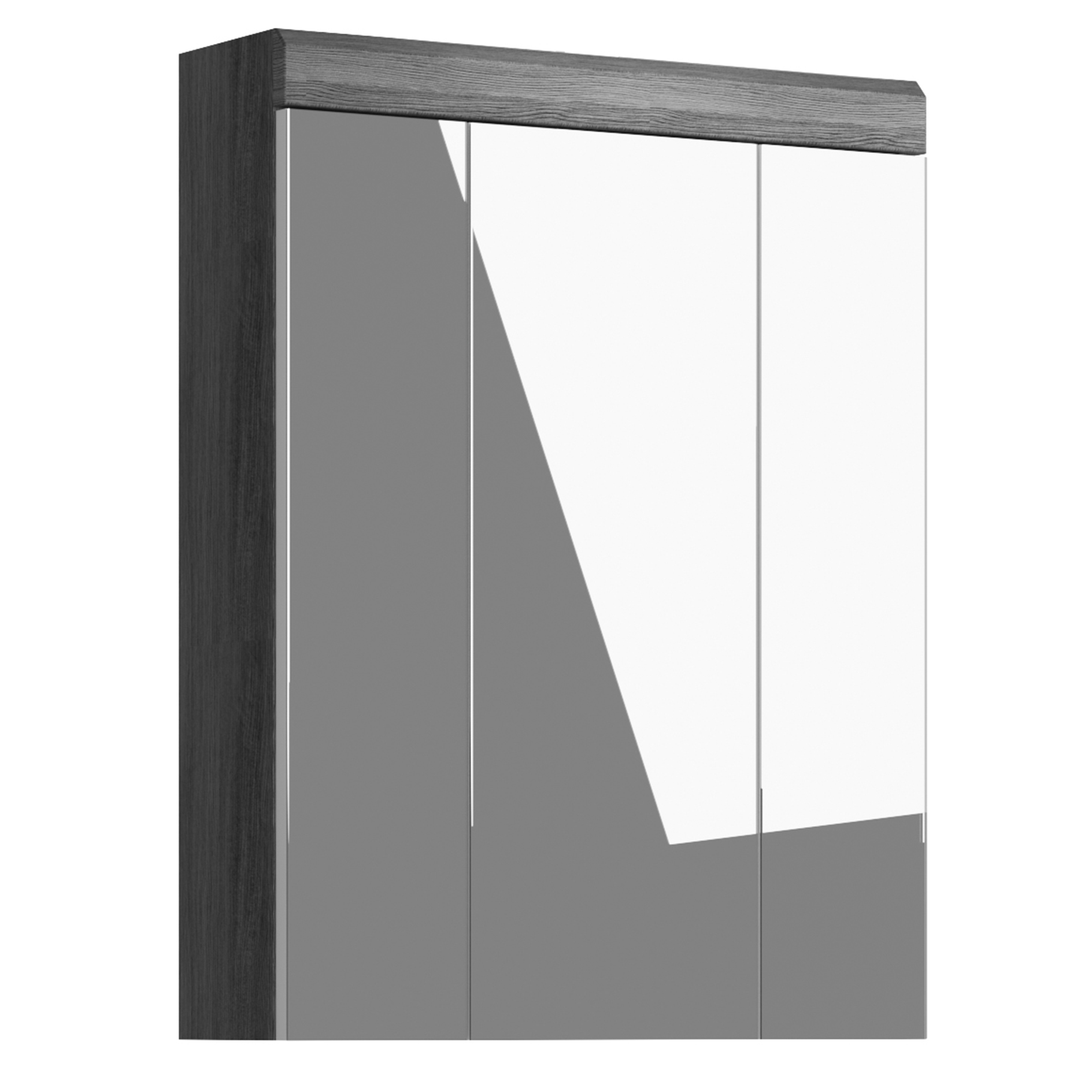 Spiegelschrank SCOUT - Rauchsilber - 60 cm