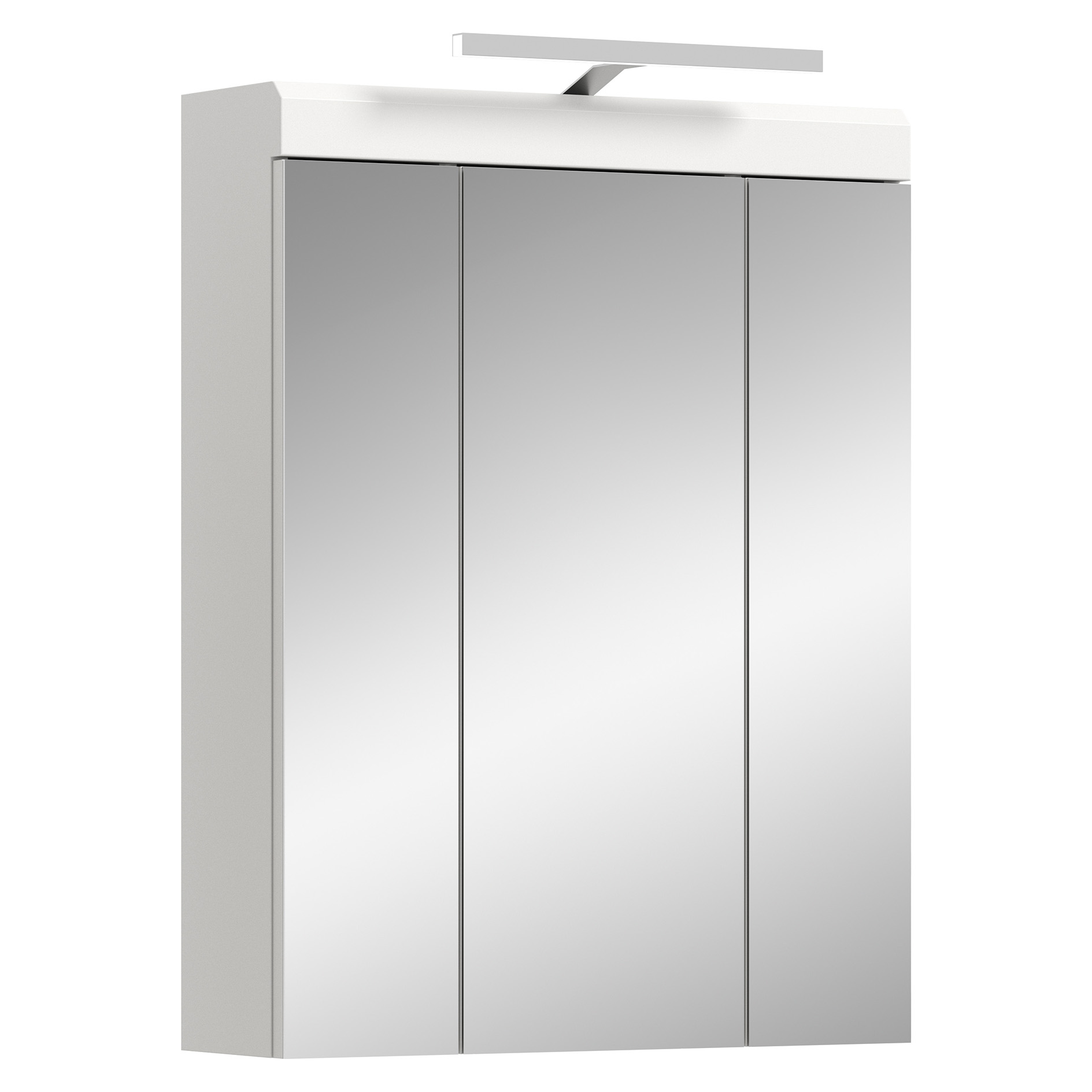 Spiegelschrank SCOUT - weiß - mit Beleuchtung - 60 cm